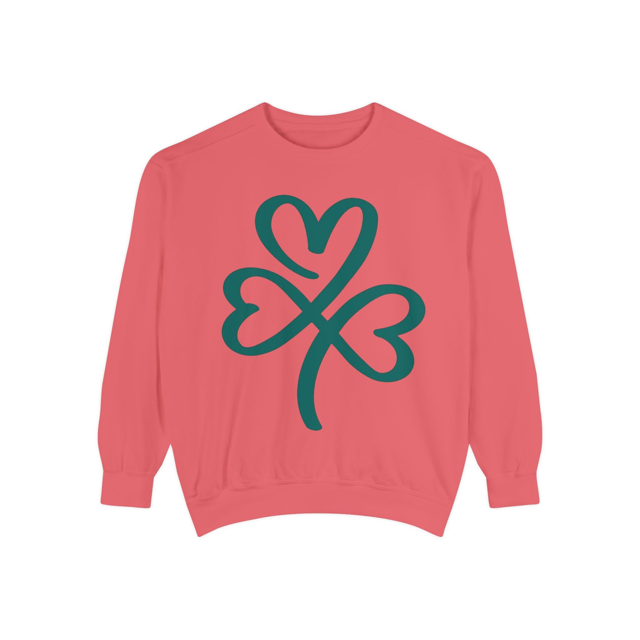 Heart Clover Cotton Sweatshirt
