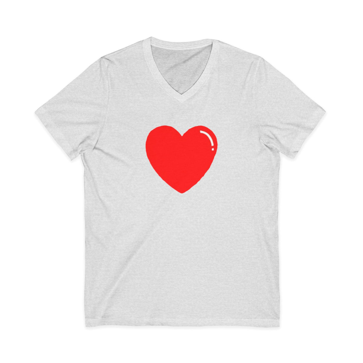 Unisex Jersey Short Sleeve V-Neck Tee