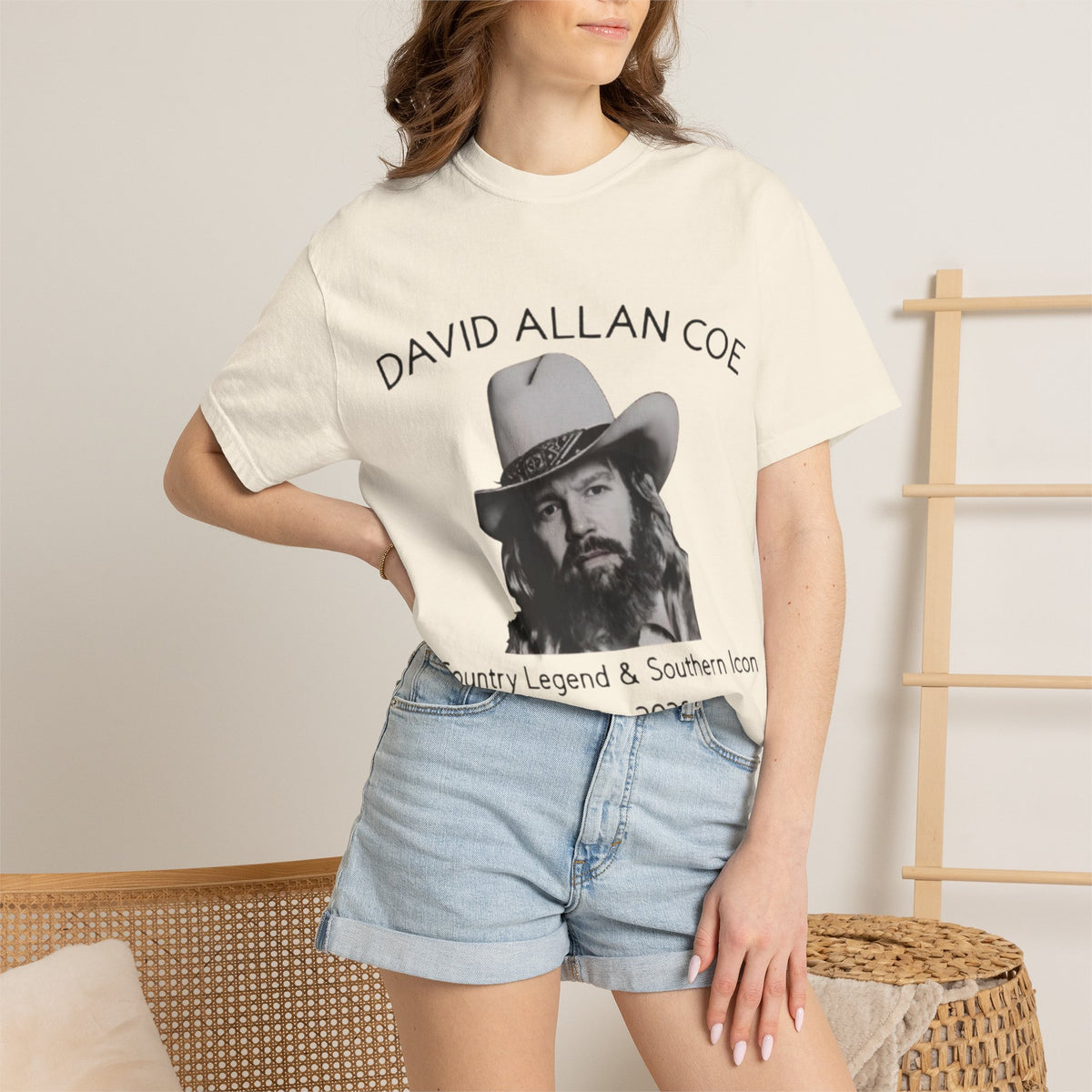 David Allan Coe Tribute T-Shirt — Country Legend Memorial Tee (1939–2026)