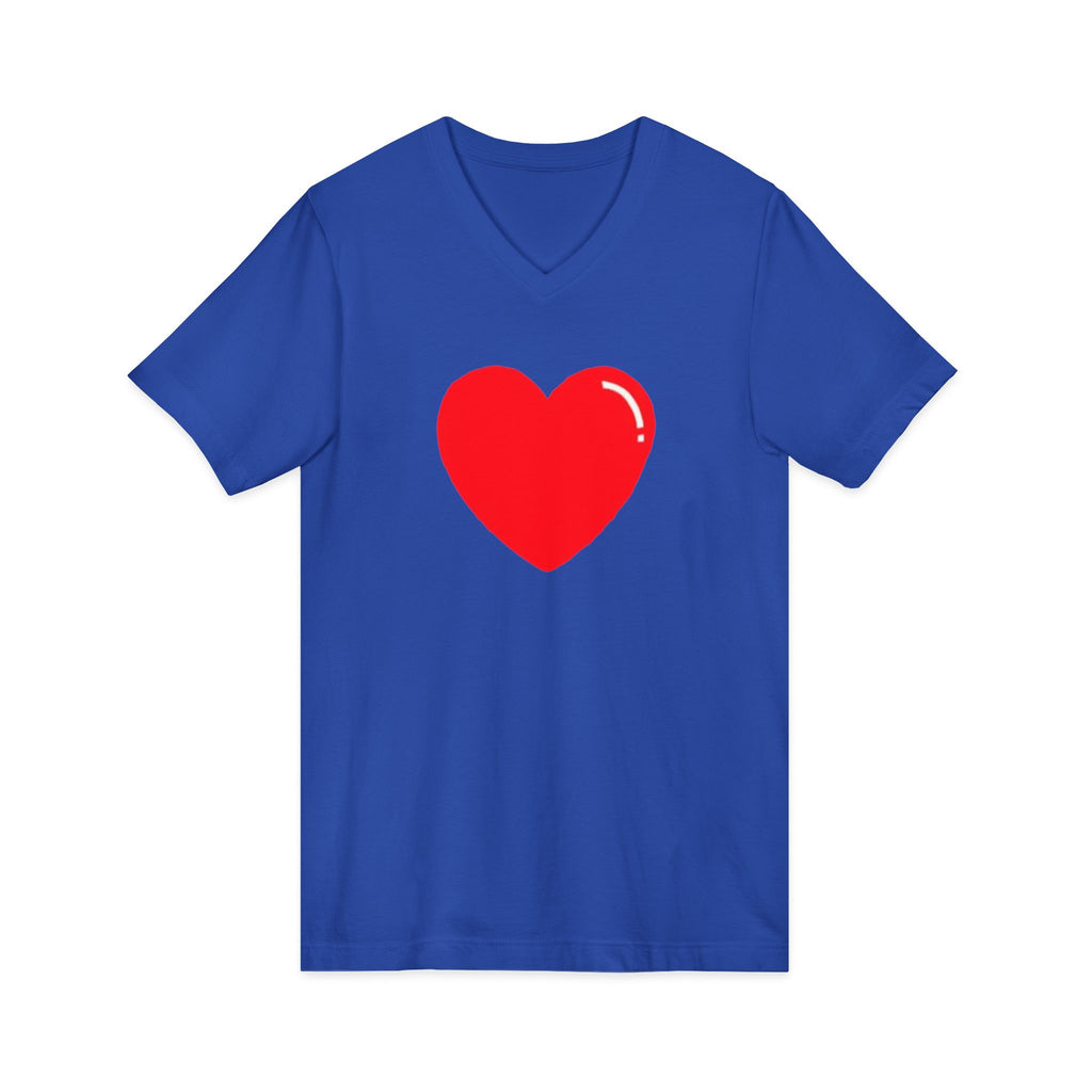 Unisex Jersey Short Sleeve V-Neck Tee