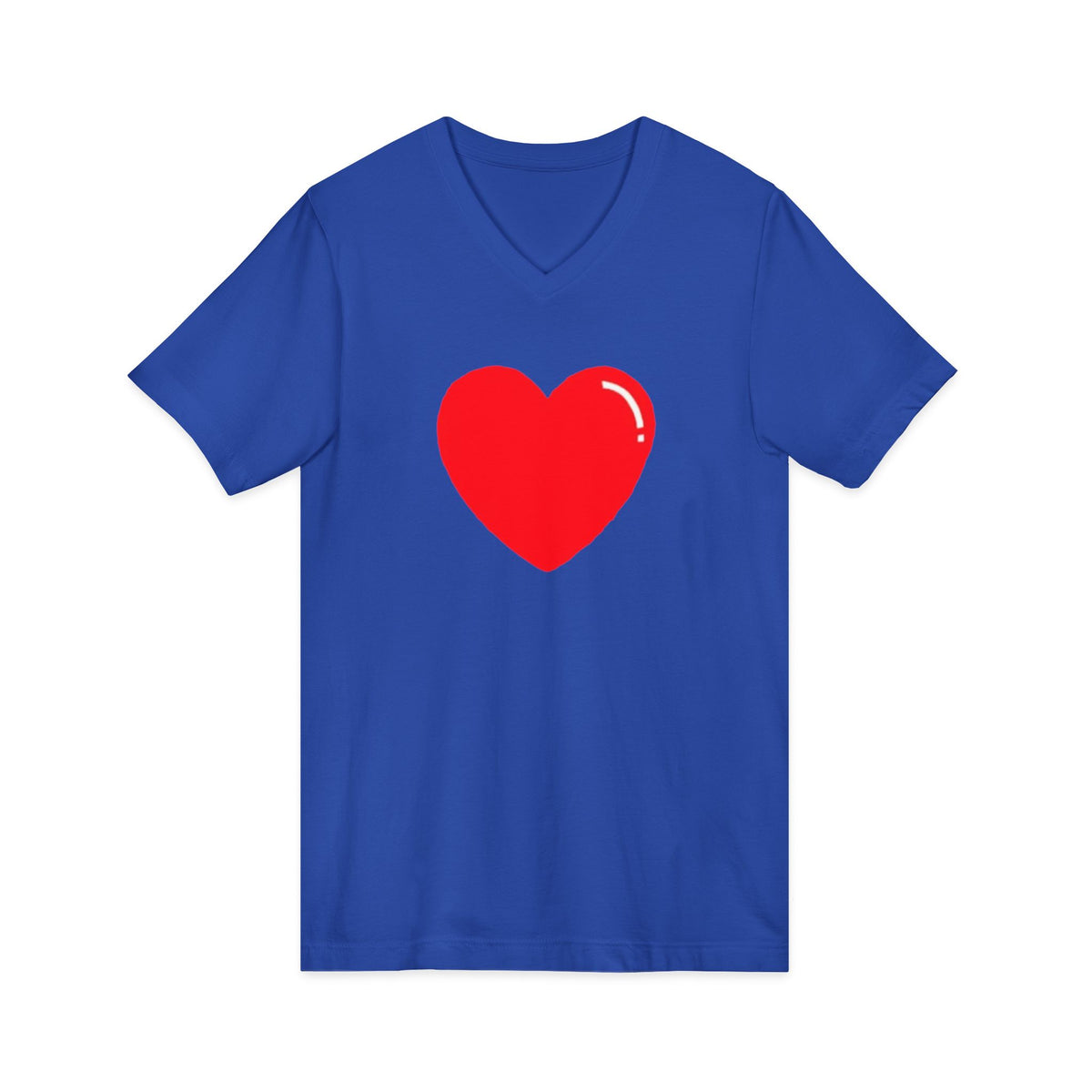 Unisex Jersey Short Sleeve V-Neck Tee