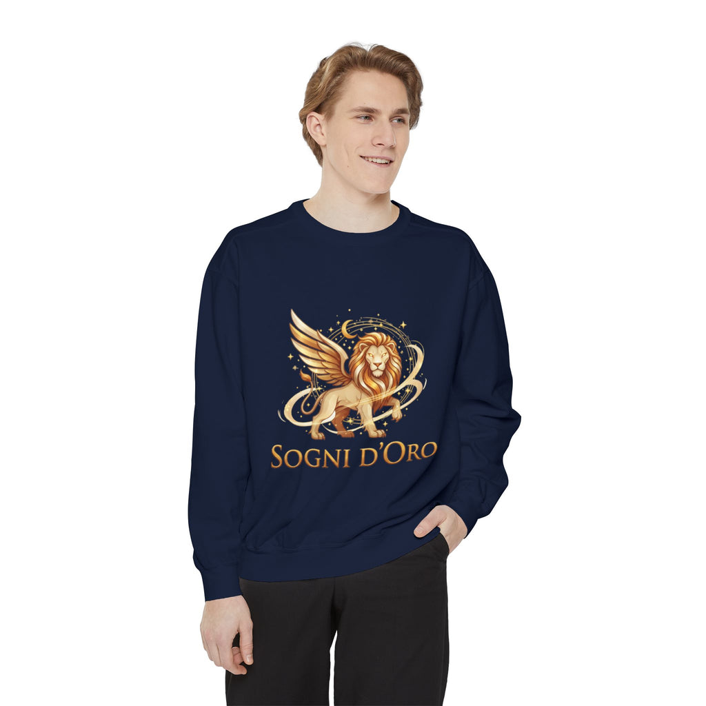 Garment-Dyed Lion Sweatshirt