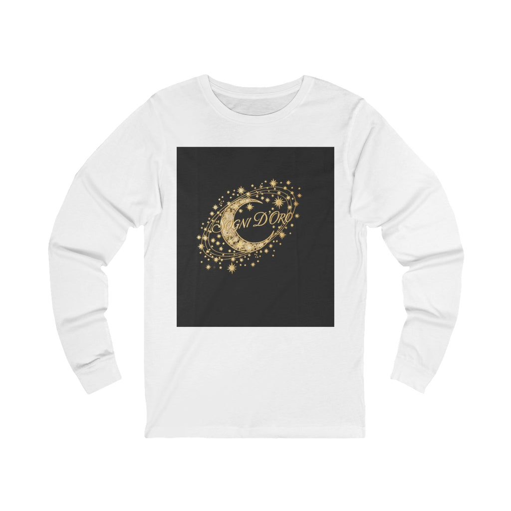 Ruya Gibi Turkish text cotton long-sleeve tee with relaxed unisex fit and cultural graphic design