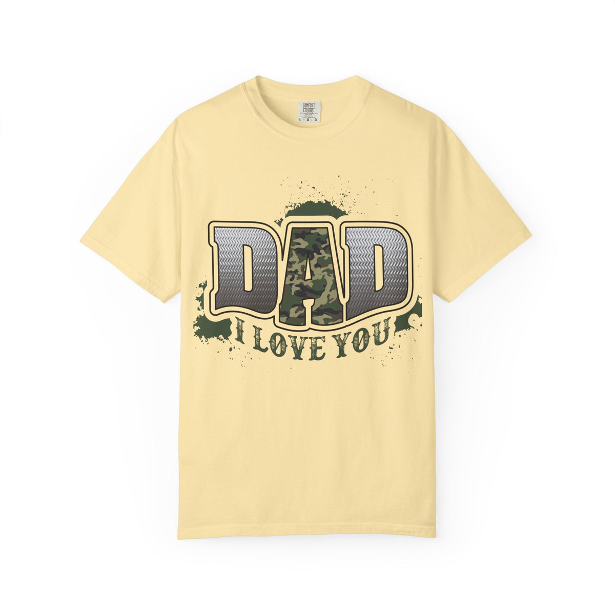 Dad I Love You Camo Graphic T-Shirt