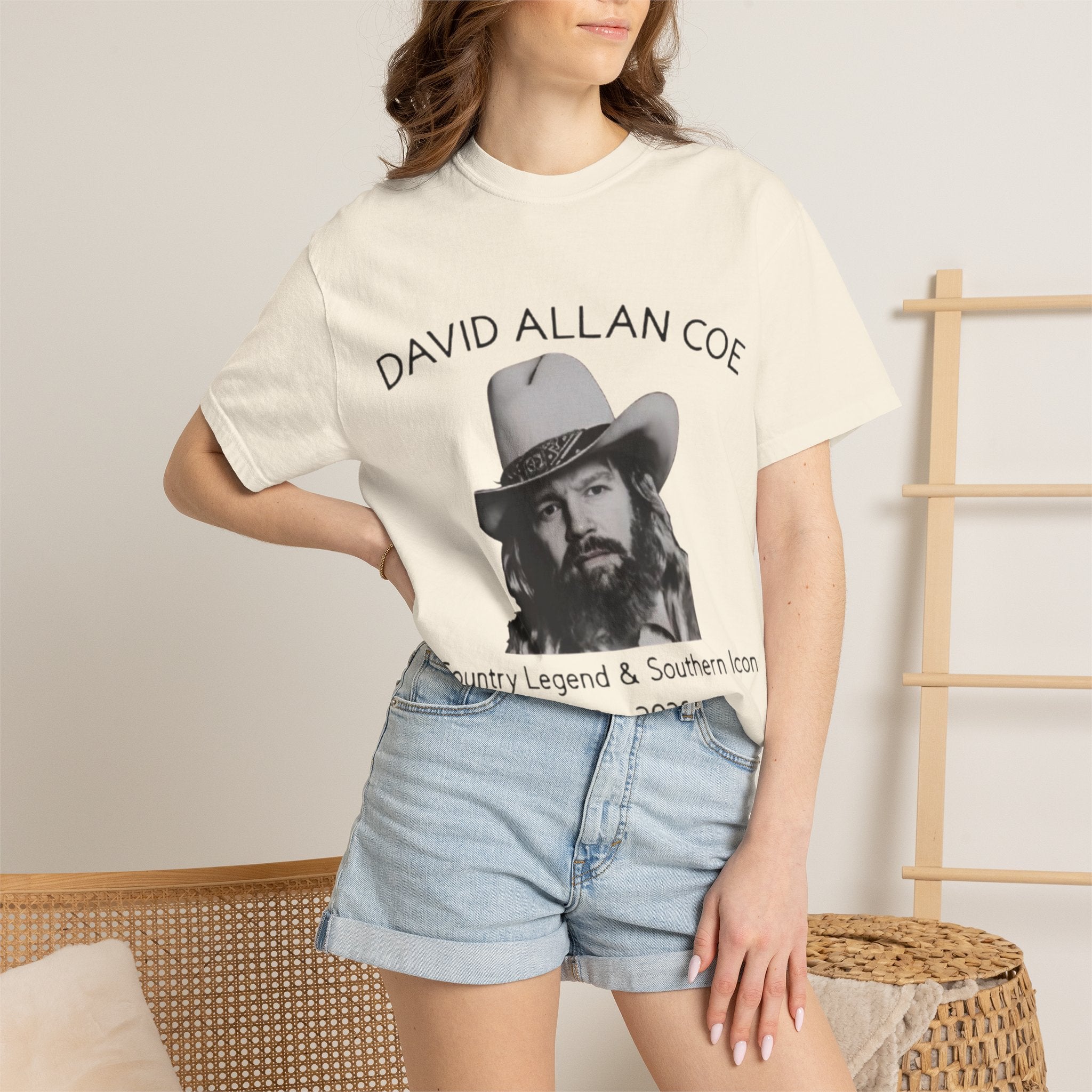 David Allan Coe Tribute T-Shirt – Country Legend Memorial