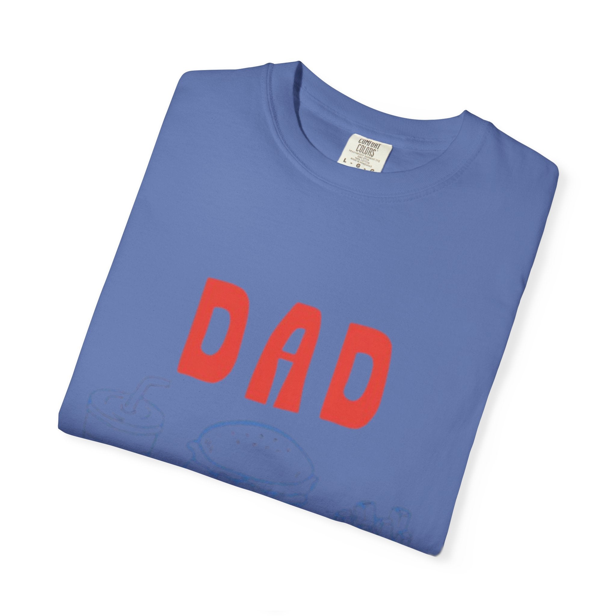 Dad Tax T-Shirt — Funny Father’s Day Tee with Burger, Fries & Drink Graphic