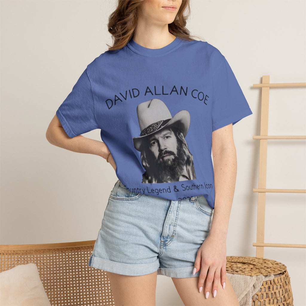 David Allan Coe Tribute T-Shirt – Country Legend Memorial