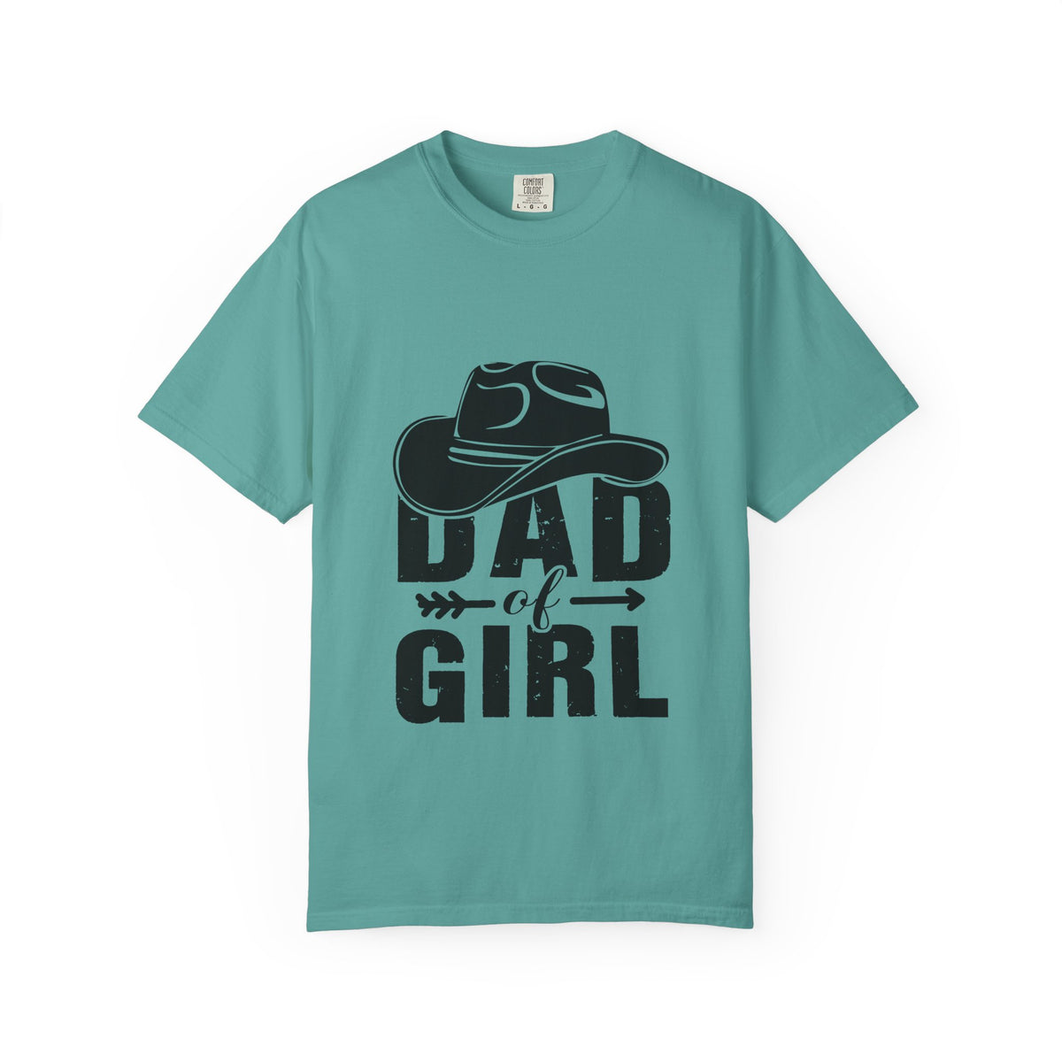 Dad of Girl T-Shirt — Cowboy Hat Father of Daughter Tee