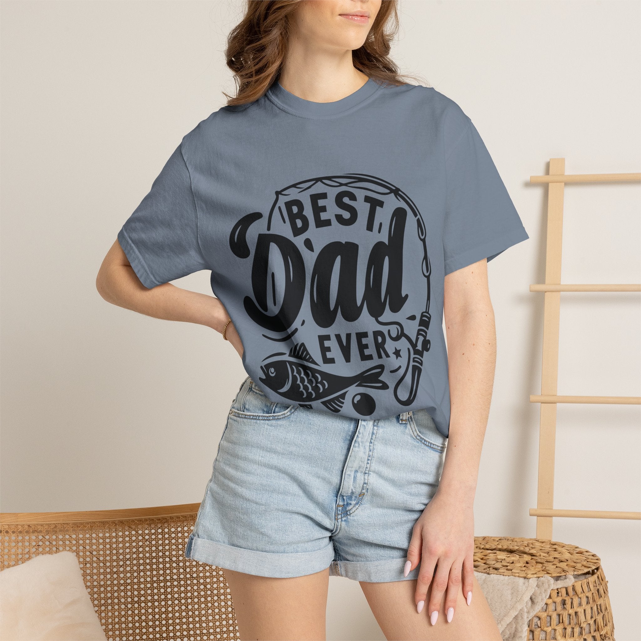 Best Dad Ever Fishing T-Shirt — Father’s Day Gift Tee