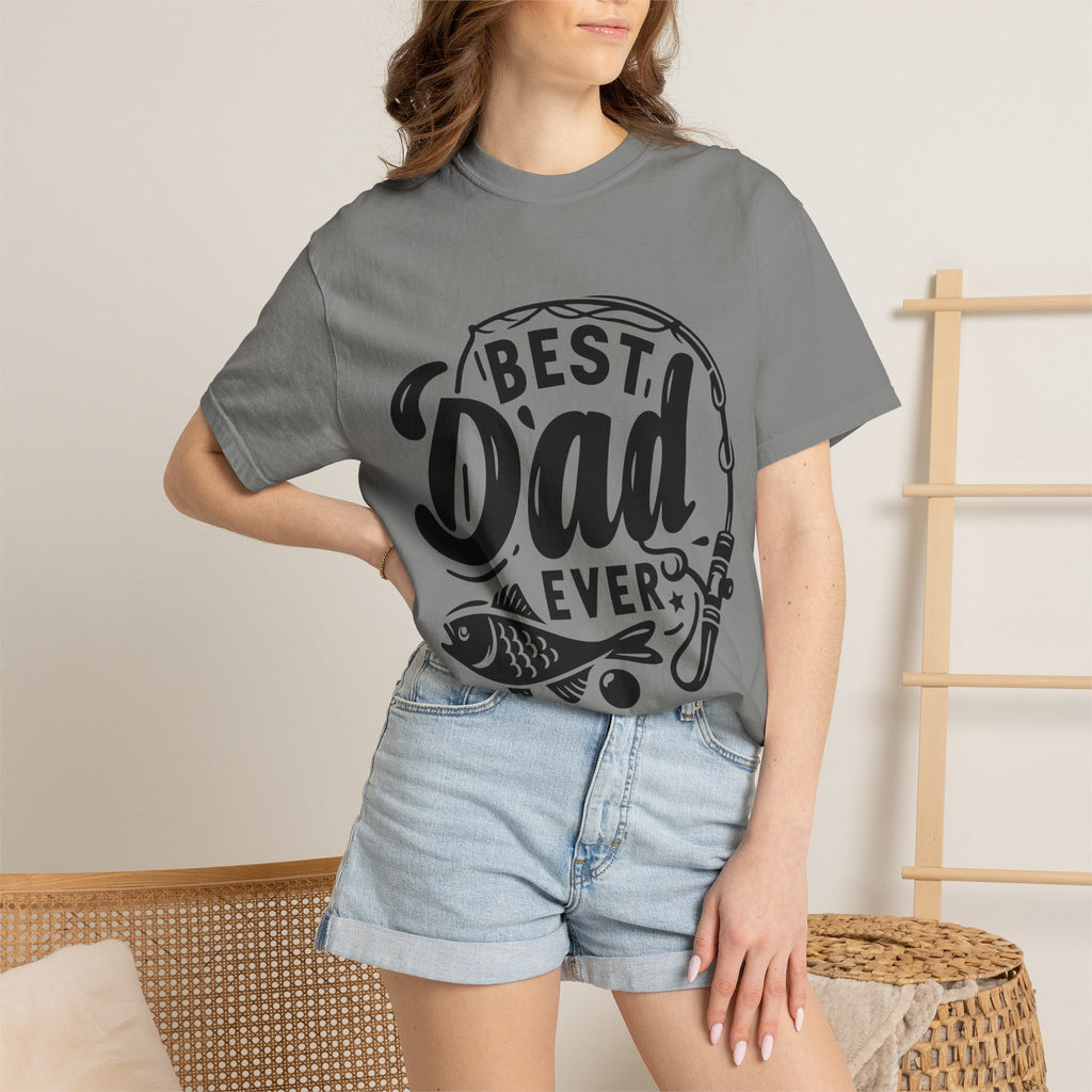 Best Dad Ever Fishing T-Shirt — Father’s Day Gift Tee