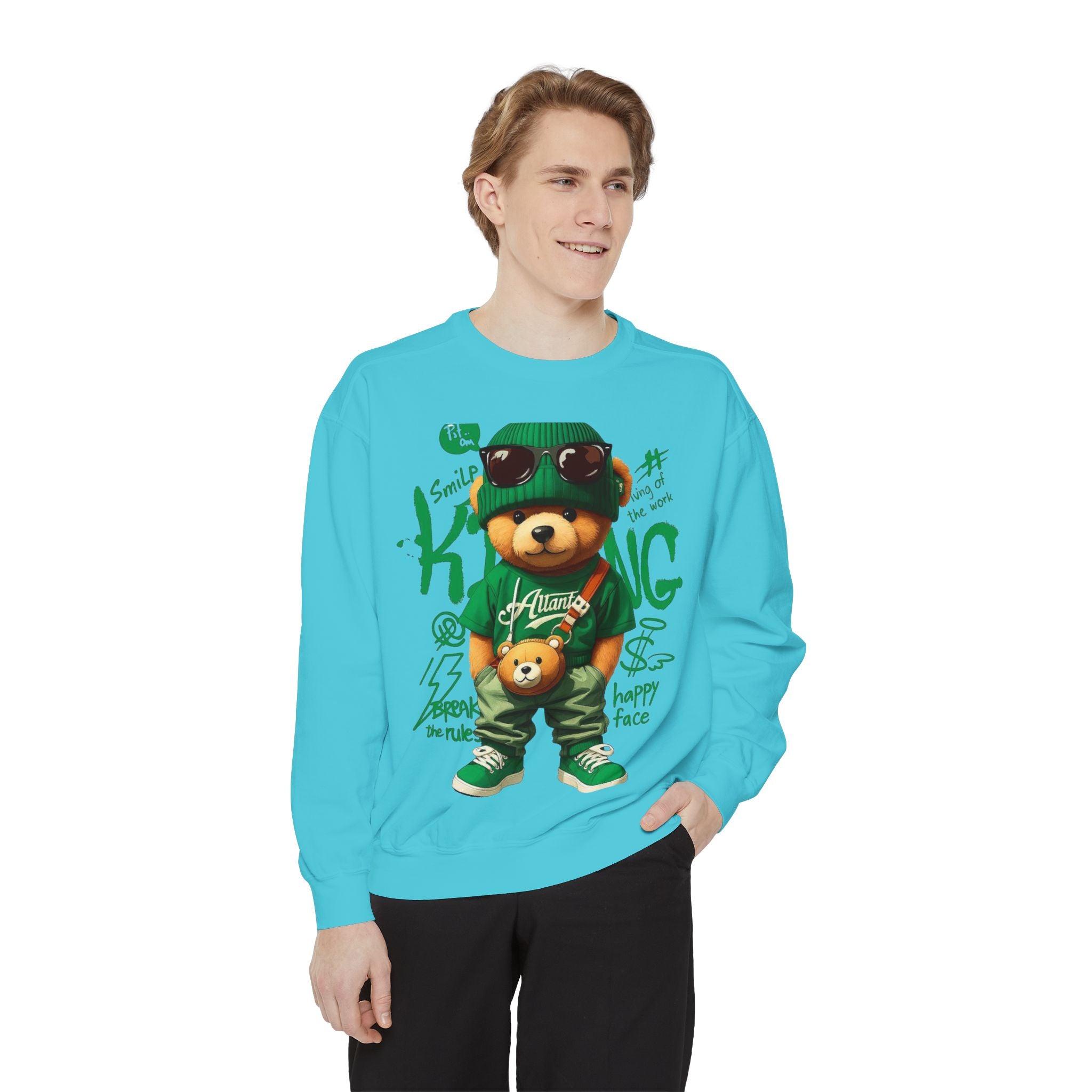 Bear Graphic Cotton Sweatshirt