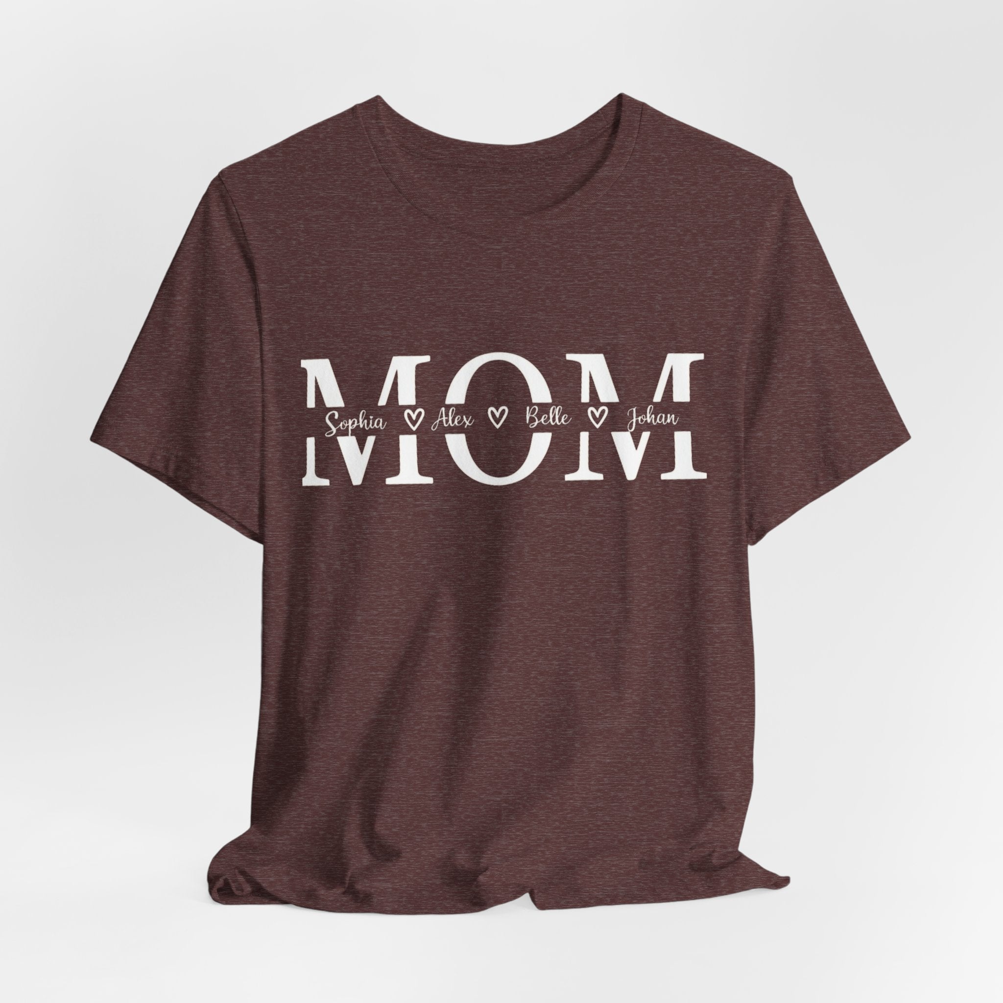 Soft Cotton Mom Heart Tee