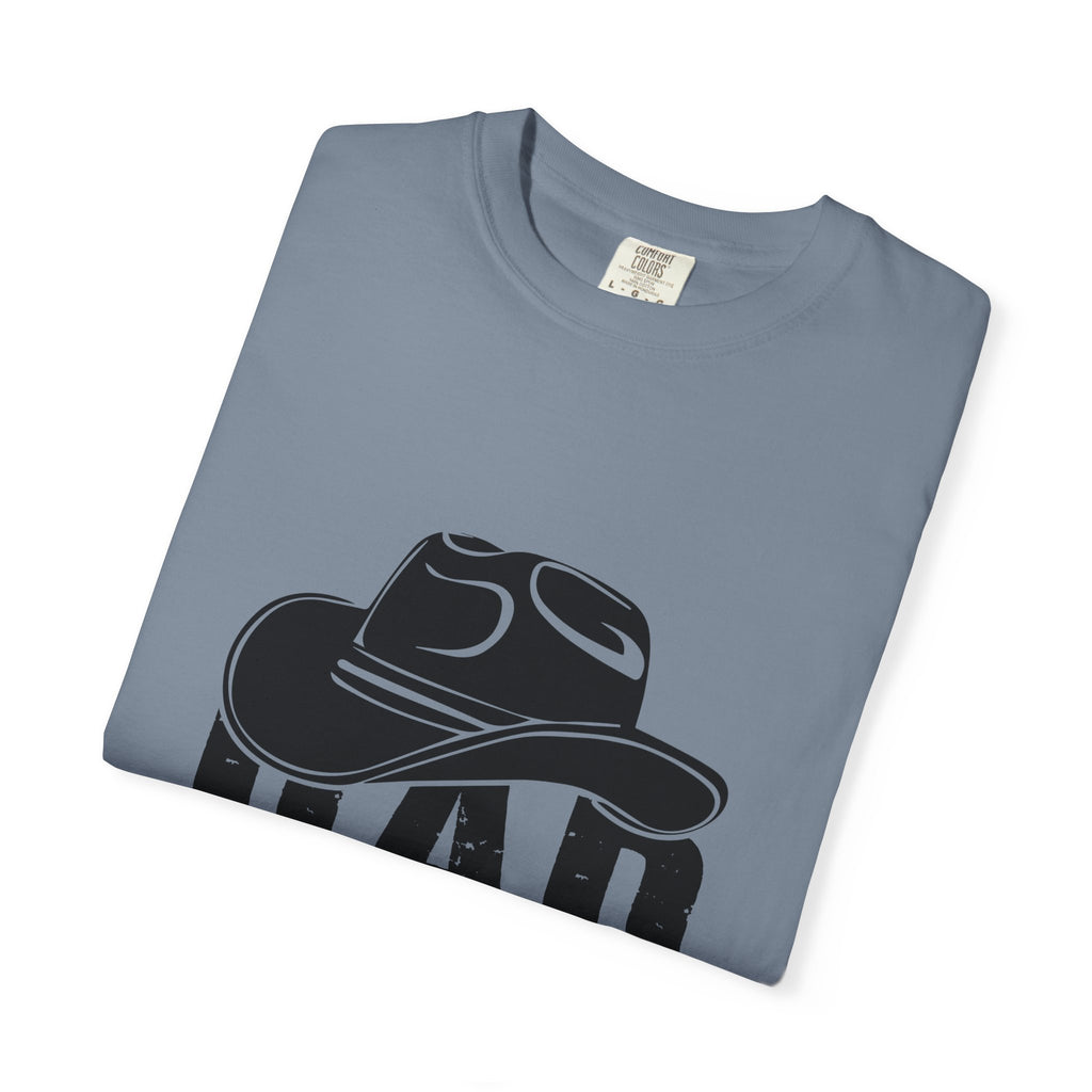 Dad of Girl T-Shirt — Cowboy Hat Father of Daughter Tee