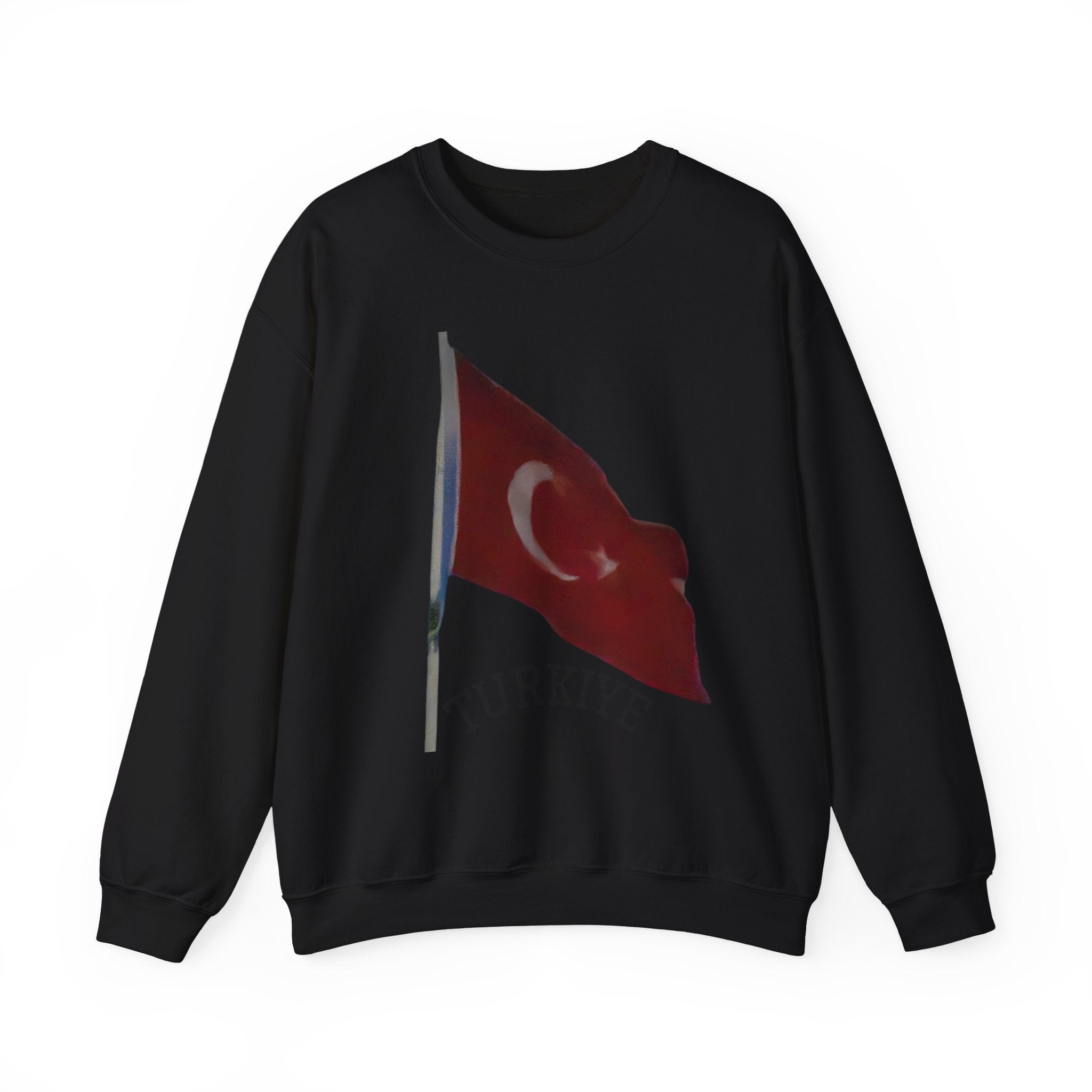 Türkiye Bayrağı Bisiklet Yaka Kazak — Türk Bayrağı Kazak