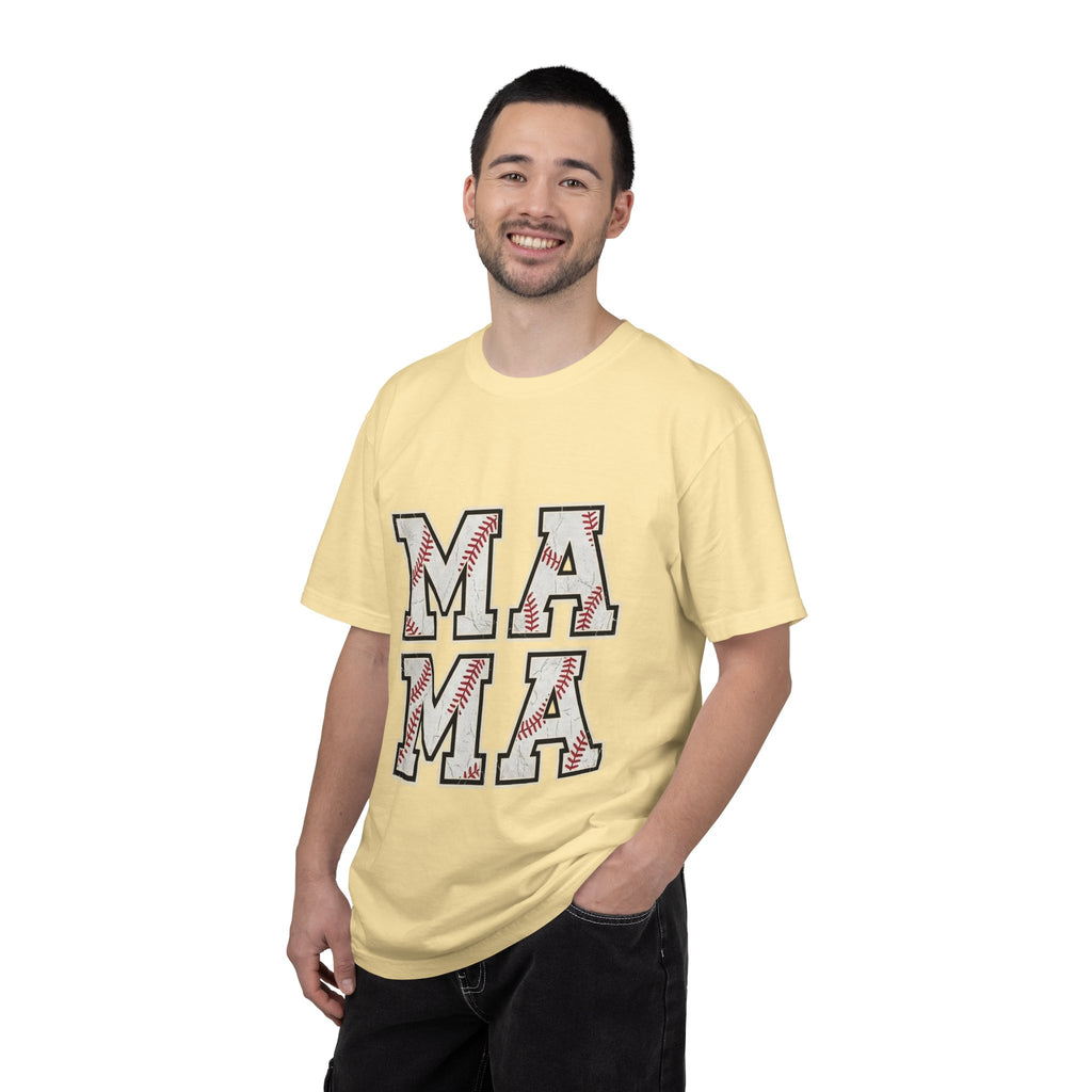Vintage Cotton Baseball Mom Tee
