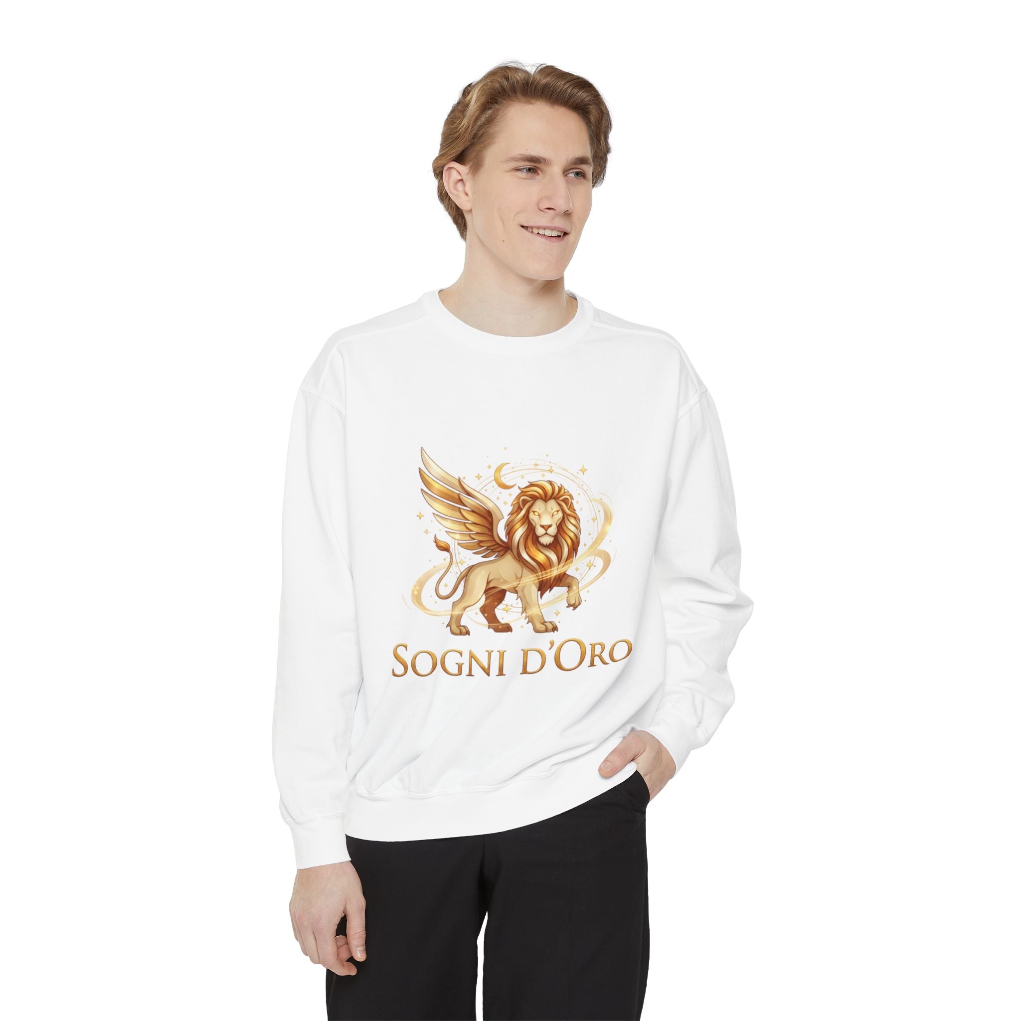 Garment-Dyed Lion Sweatshirt