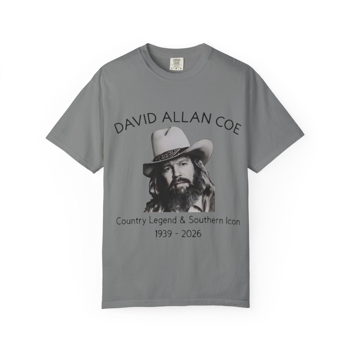 David Allan Coe Tribute T-Shirt — Country Legend Memorial Tee (1939–2026)
