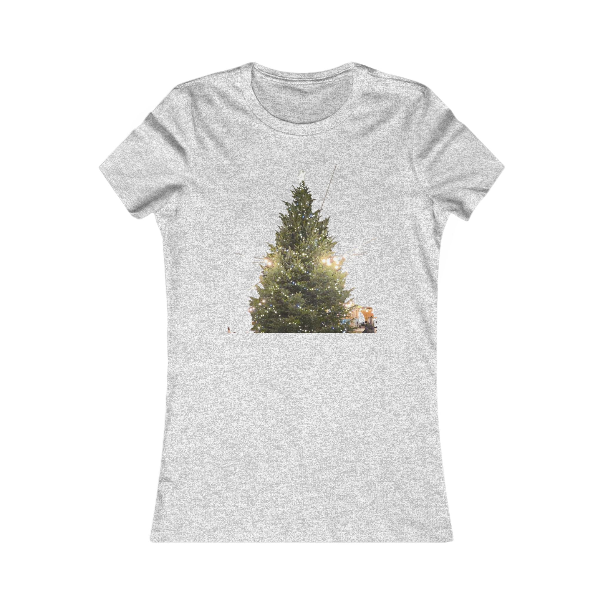 Slim Cotton Winter Lights Tee