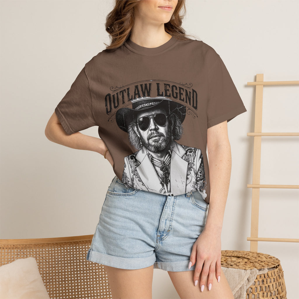 Outlaw Legend Tribute T-Shirt — David Allan Coe Memorial Graphic Tee