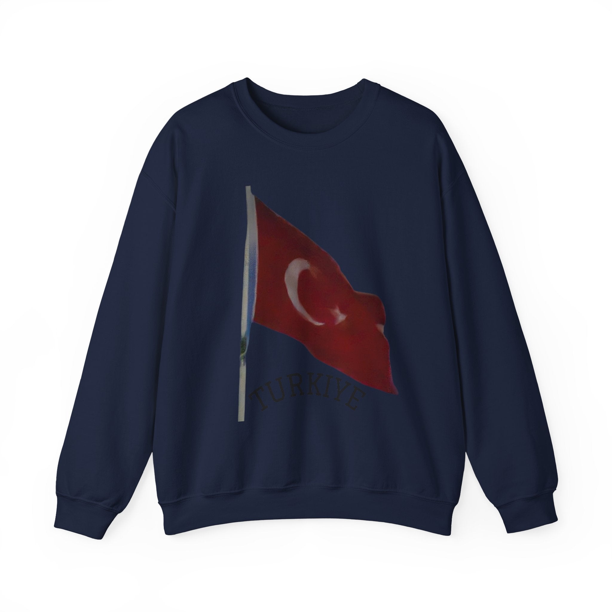 Türkiye Bayrağı Bisiklet Yaka Kazak — Türk Bayrağı Kazak