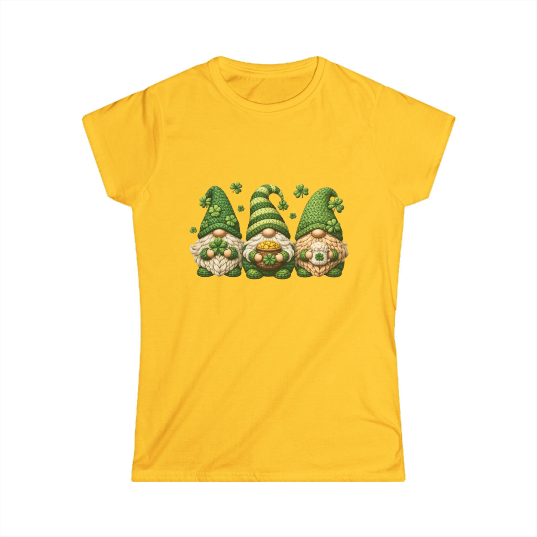 Lucky Green Gnome Cotton Tee