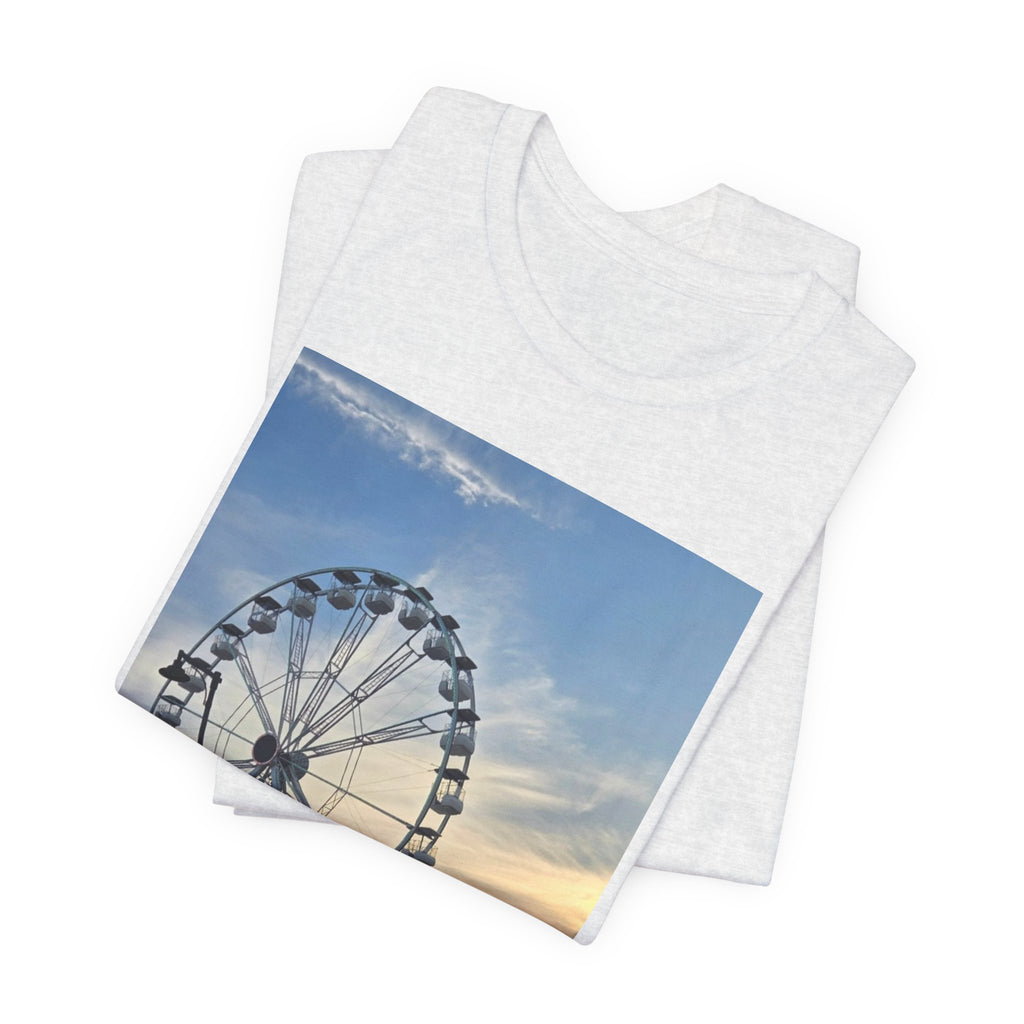Ferris Wheel Sunset T-Shirt — Carnival Photo Tee