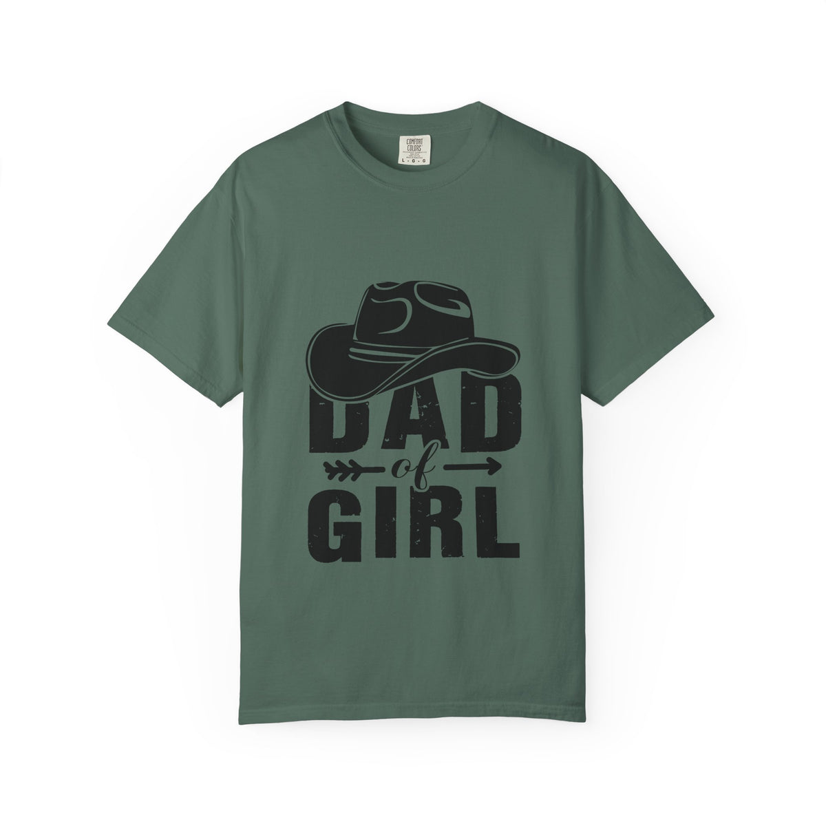 Dad of Girl T-Shirt — Cowboy Hat Father of Daughter Tee