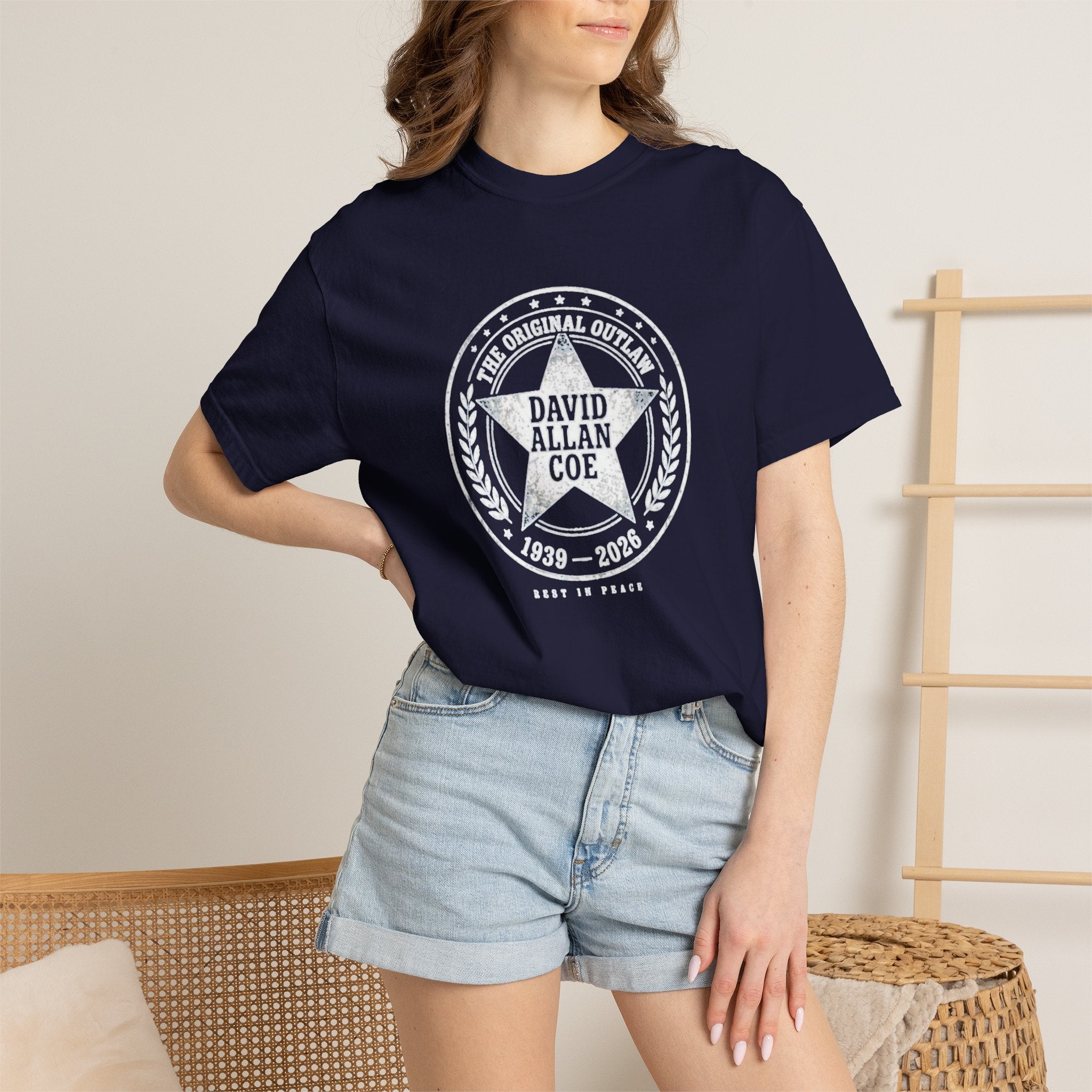 Distressed Star Seal T-Shirt — Vintage Americana Graphic Tee