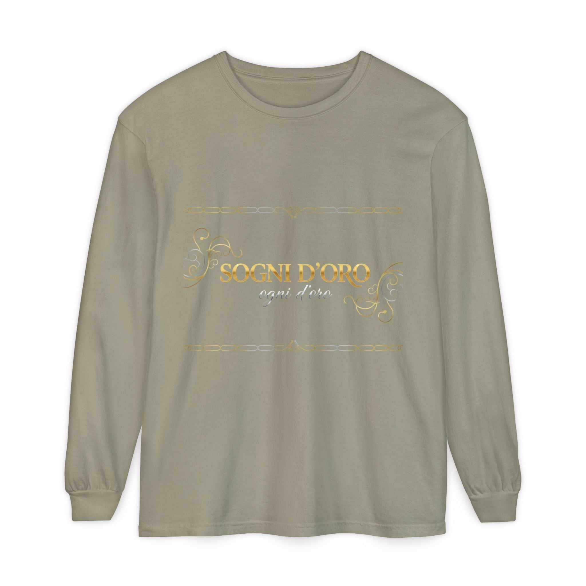 Garment-Dyed Cotton Long Sleeve