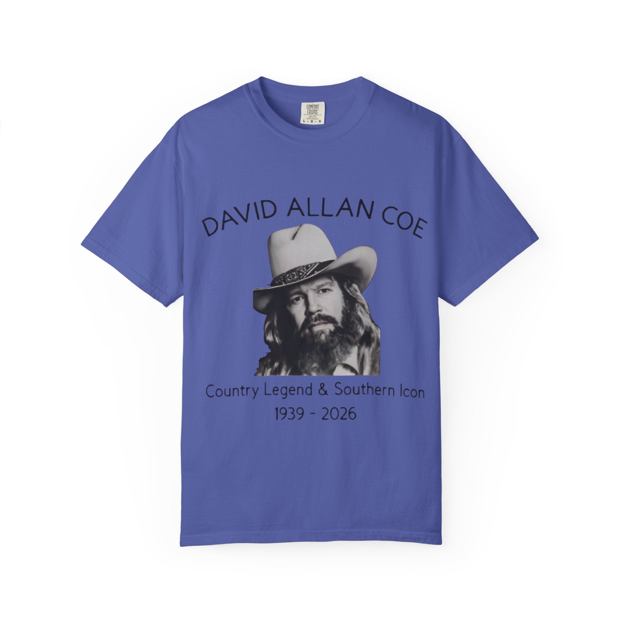 David Allan Coe Tribute T-Shirt – Vintage Cotton Memorial Tee