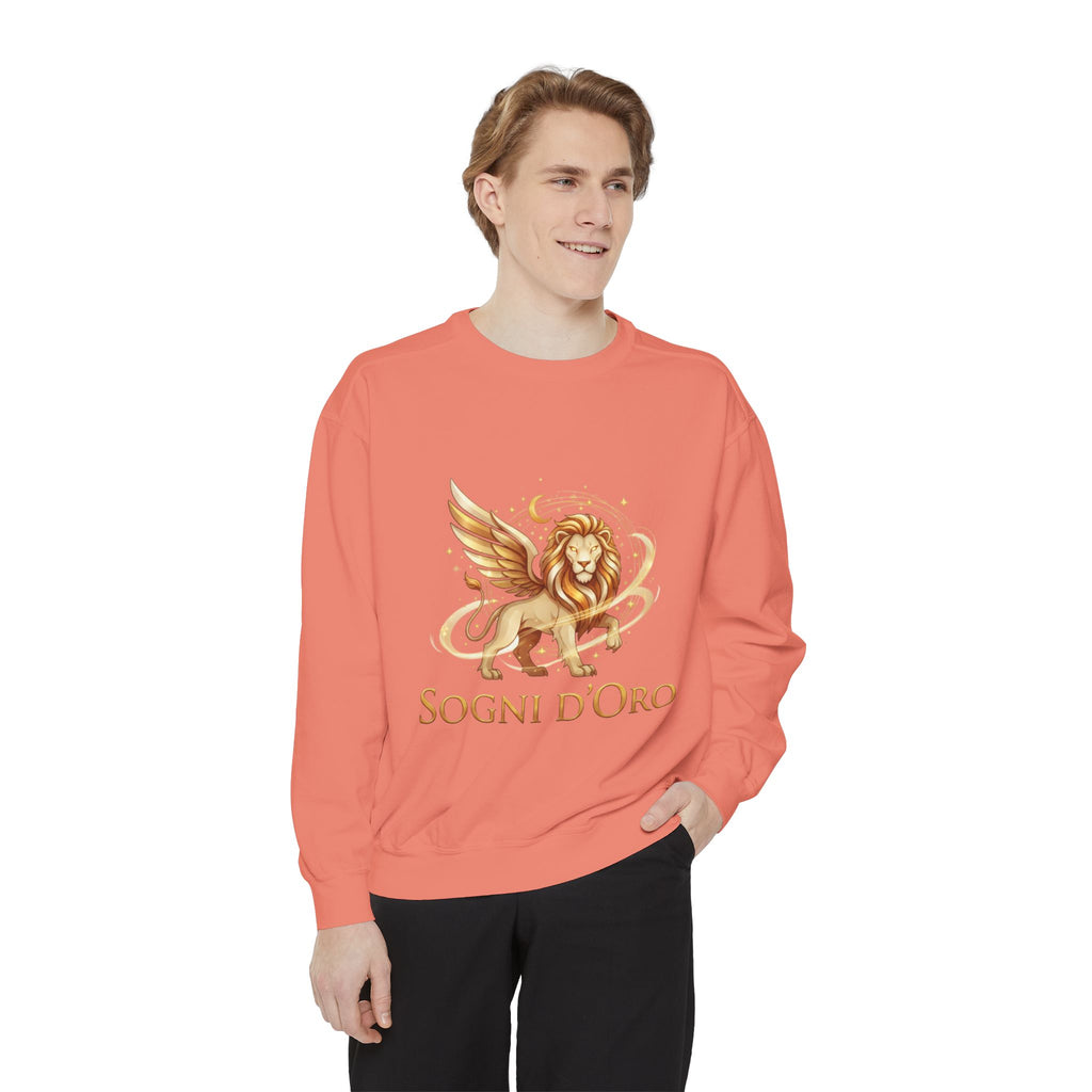 Garment-Dyed Lion Sweatshirt
