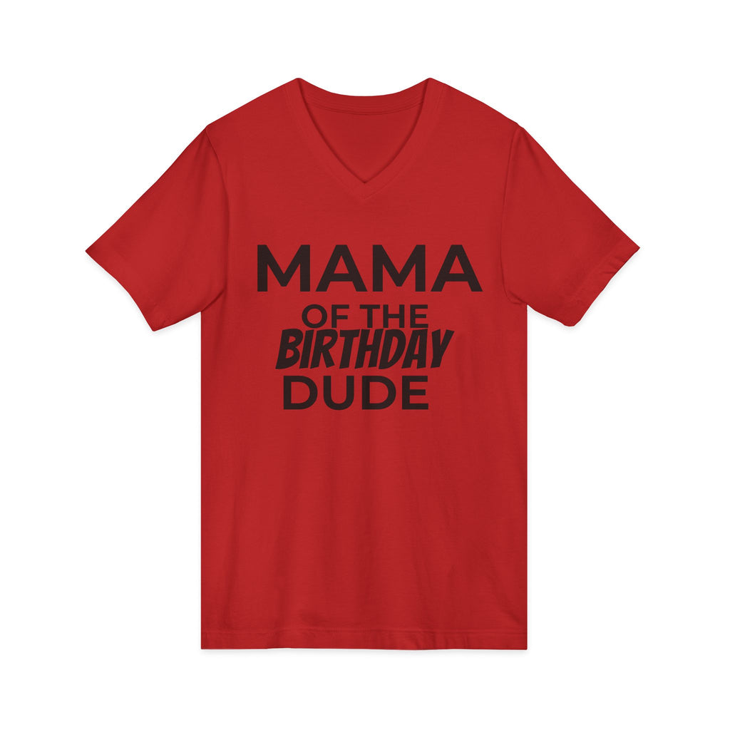 Birthday Mama Cotton V-Neck