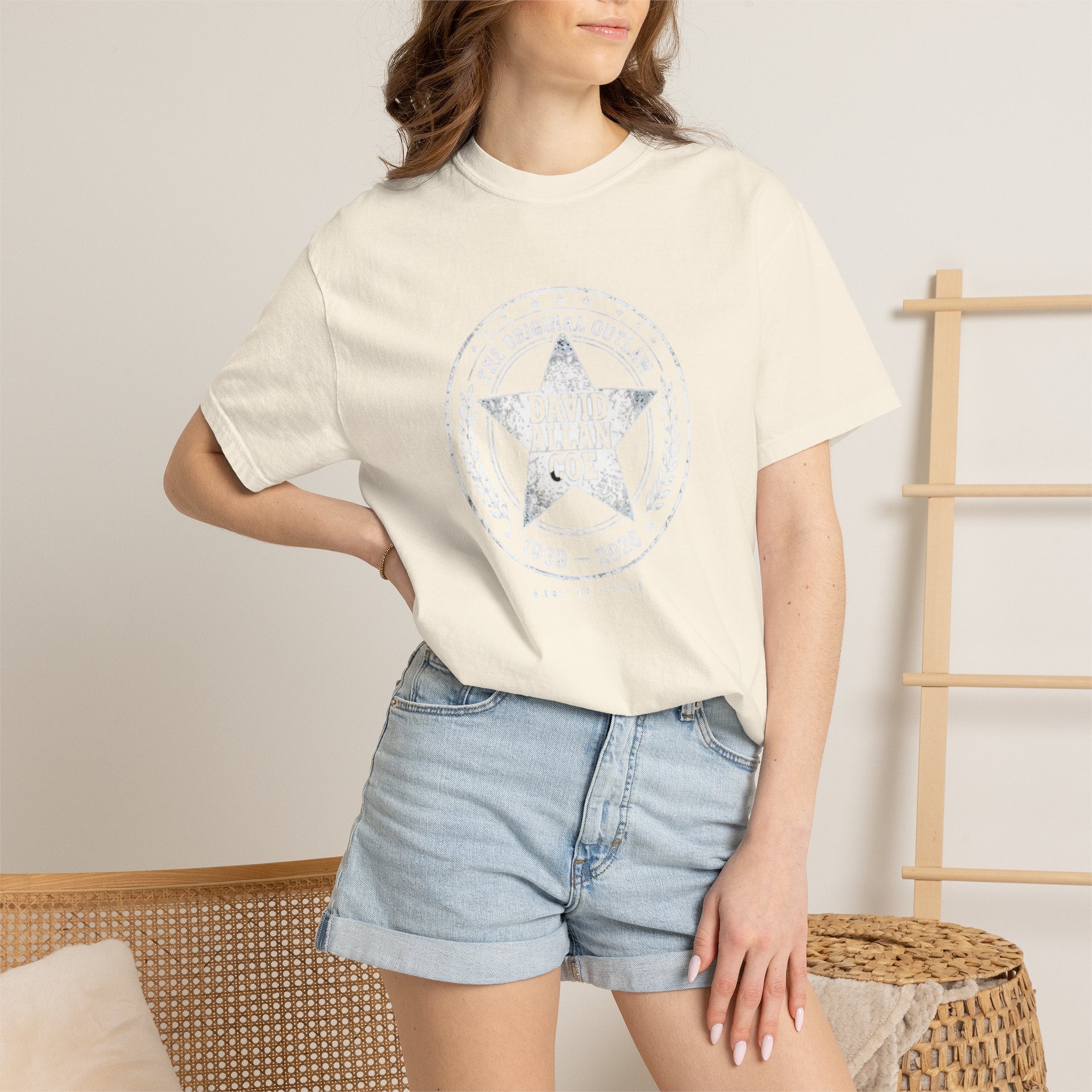 Distressed Star Seal T-Shirt — Vintage Americana Graphic Tee