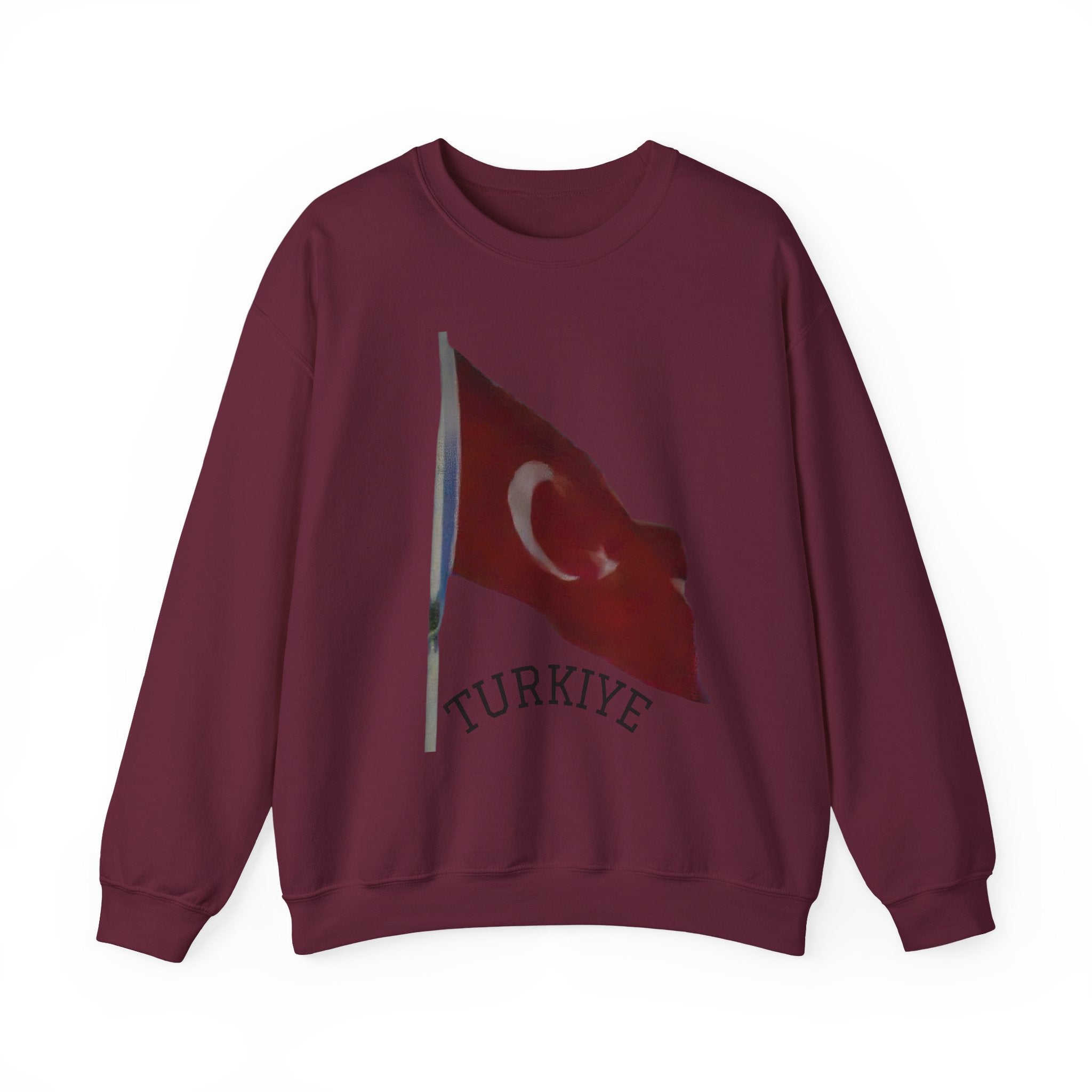 Türkiye Bayrağı Bisiklet Yaka Kazak — Türk Bayrağı Kazak