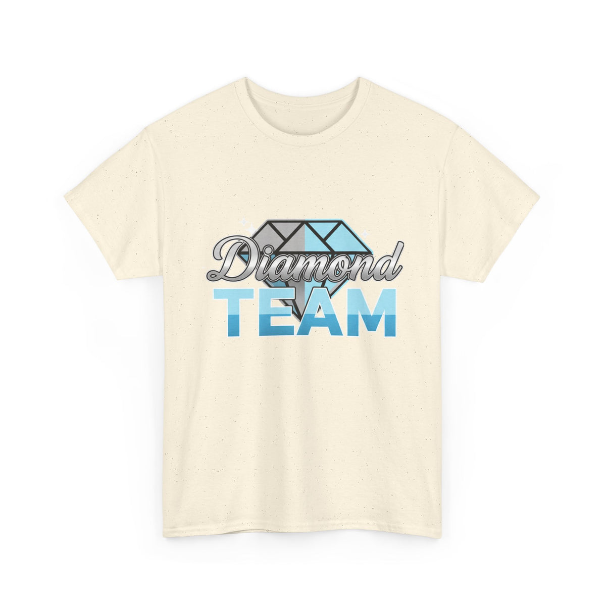 Diamond Team T-Shirt — Blue Gem Graphic Tee