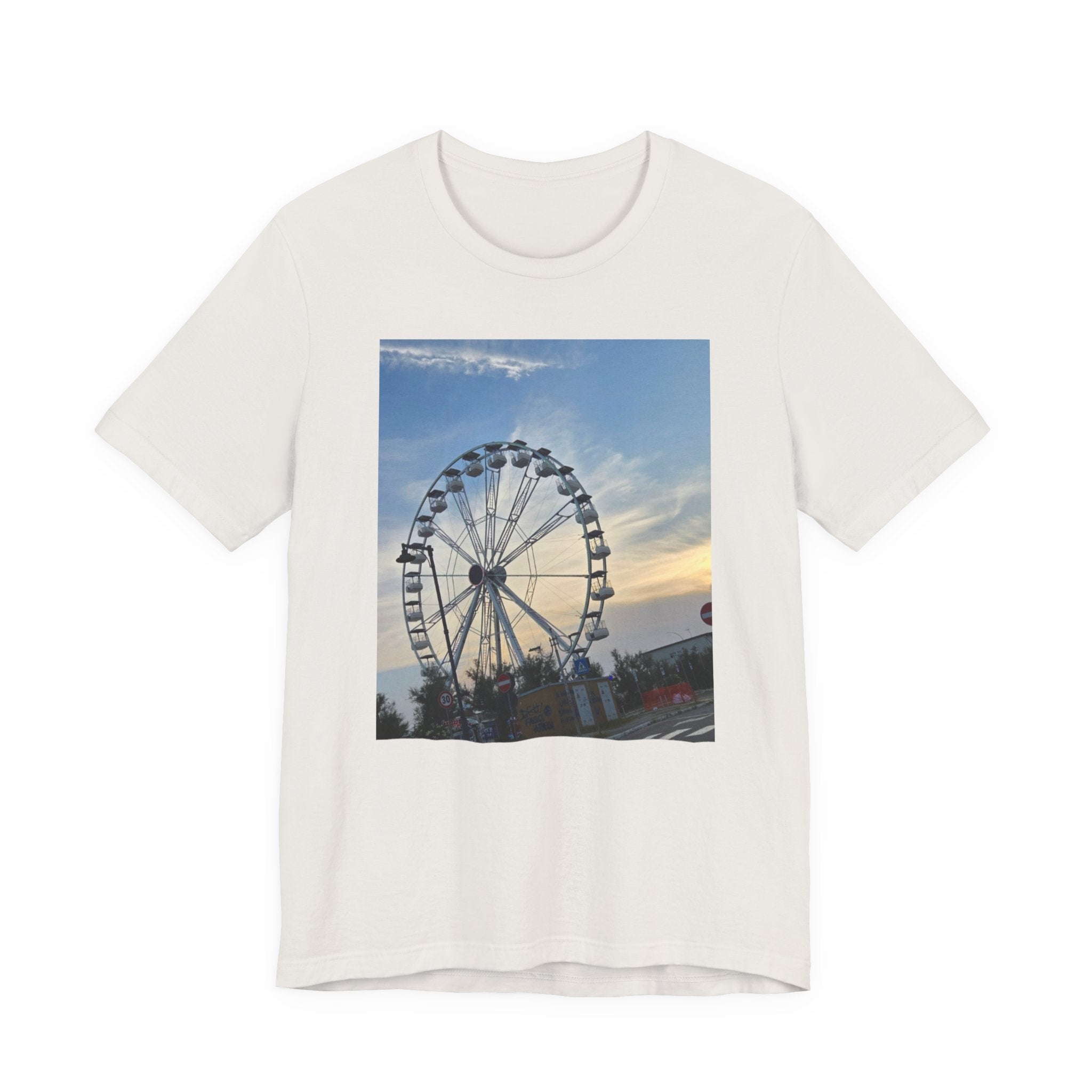 Ferris Wheel Sunset T-Shirt — Carnival Photo Tee