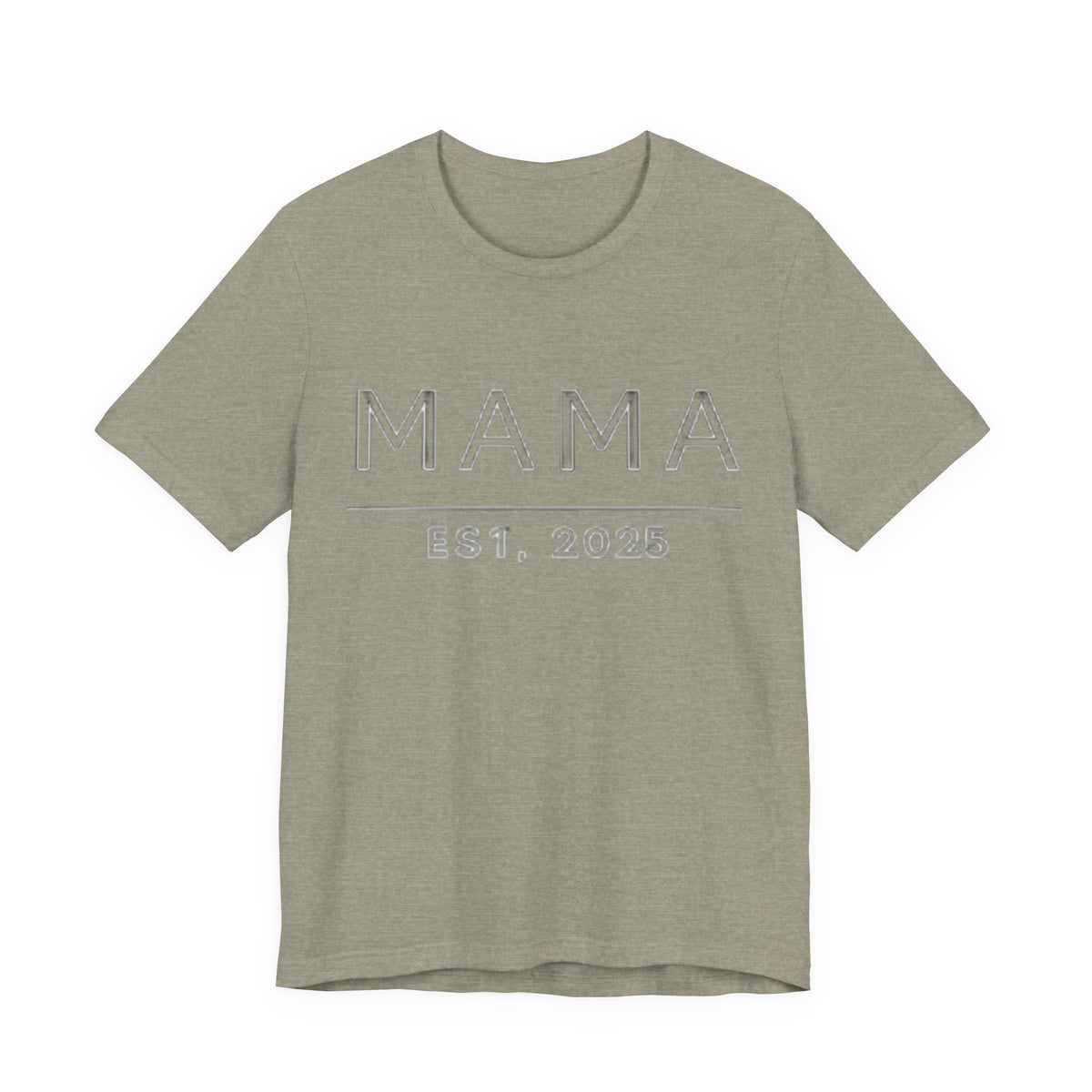 Mama Est. 2025 T‑Shirt — New Mom Graphic Tee