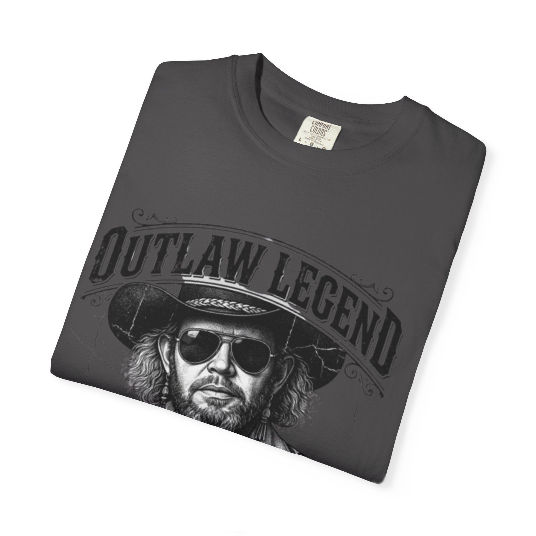 Outlaw Legend Tribute T-Shirt — David Allan Coe Memorial Graphic Tee