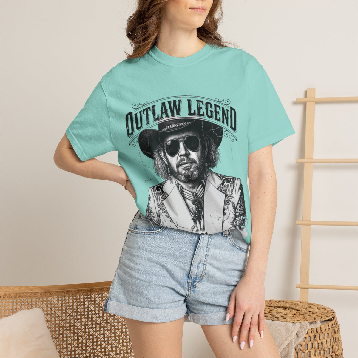 Outlaw Legend Tribute T-Shirt — David Allan Coe Memorial Graphic Tee
