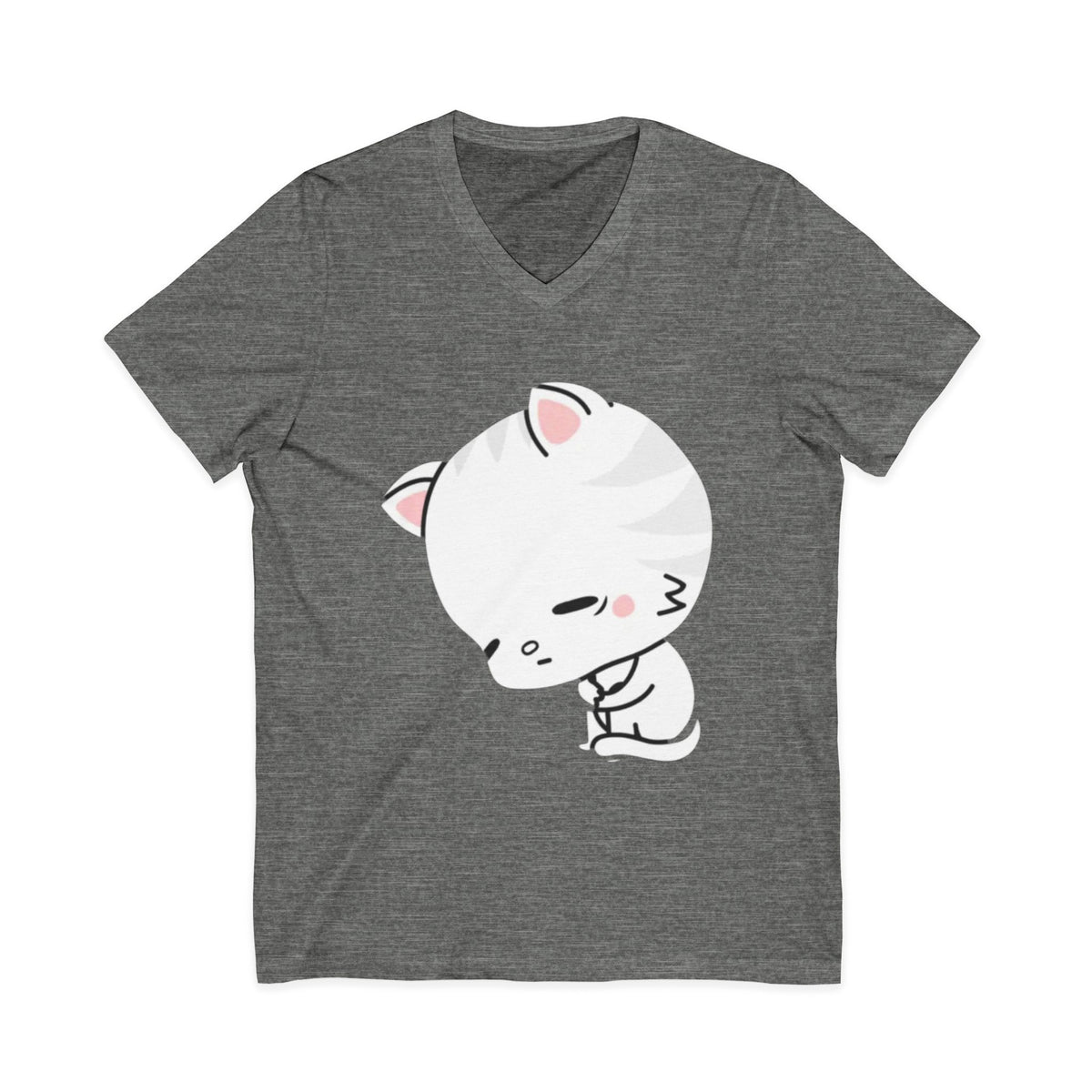 Unisex Jersey Short Sleeve V-Neck Tee