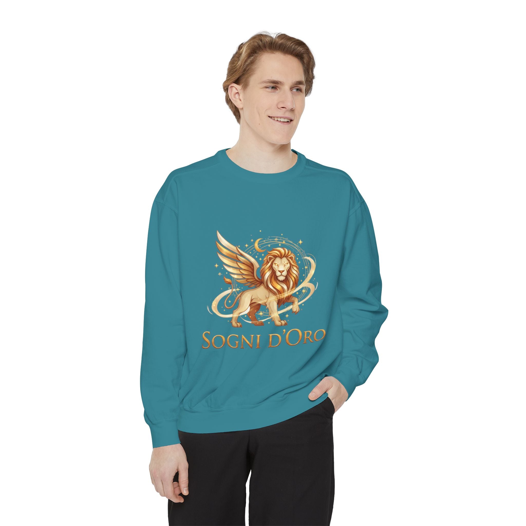 Garment-Dyed Lion Sweatshirt