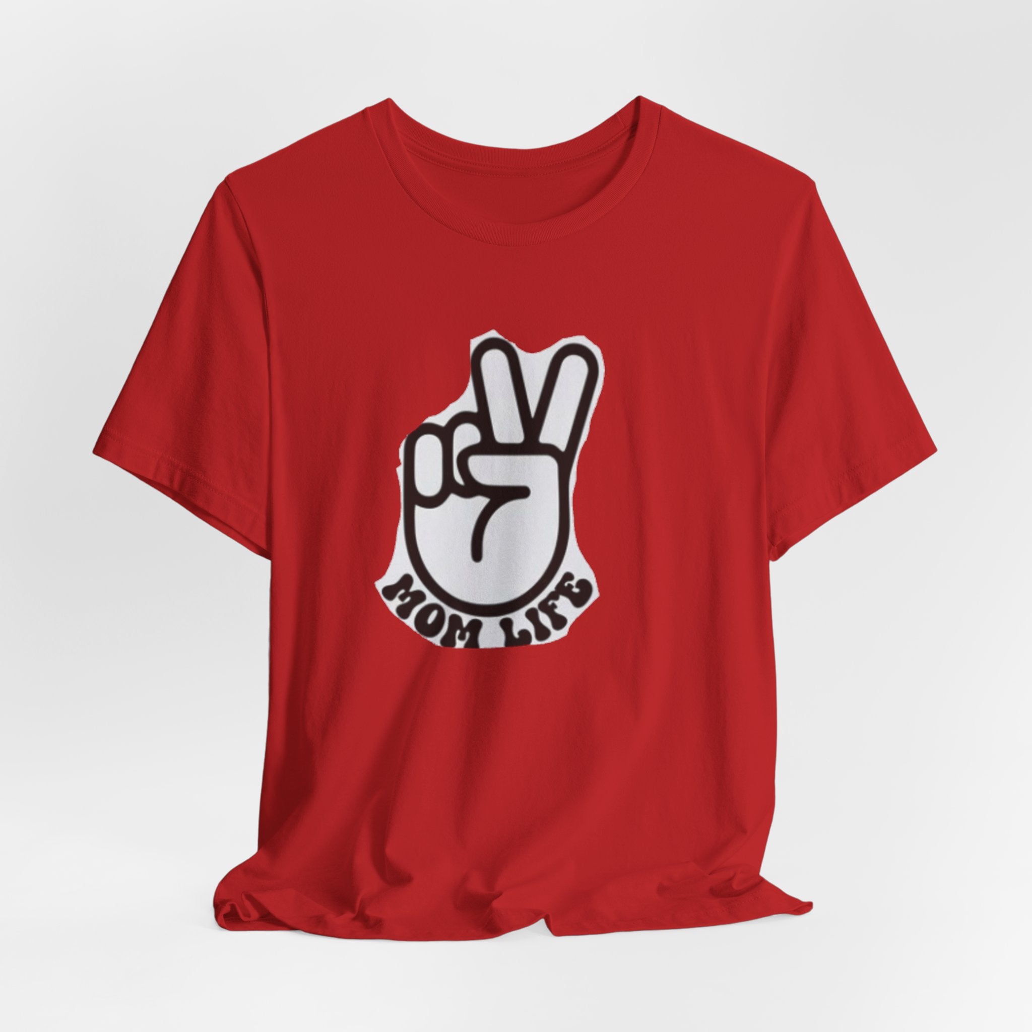 Mom Life Peace Sign T-Shirt