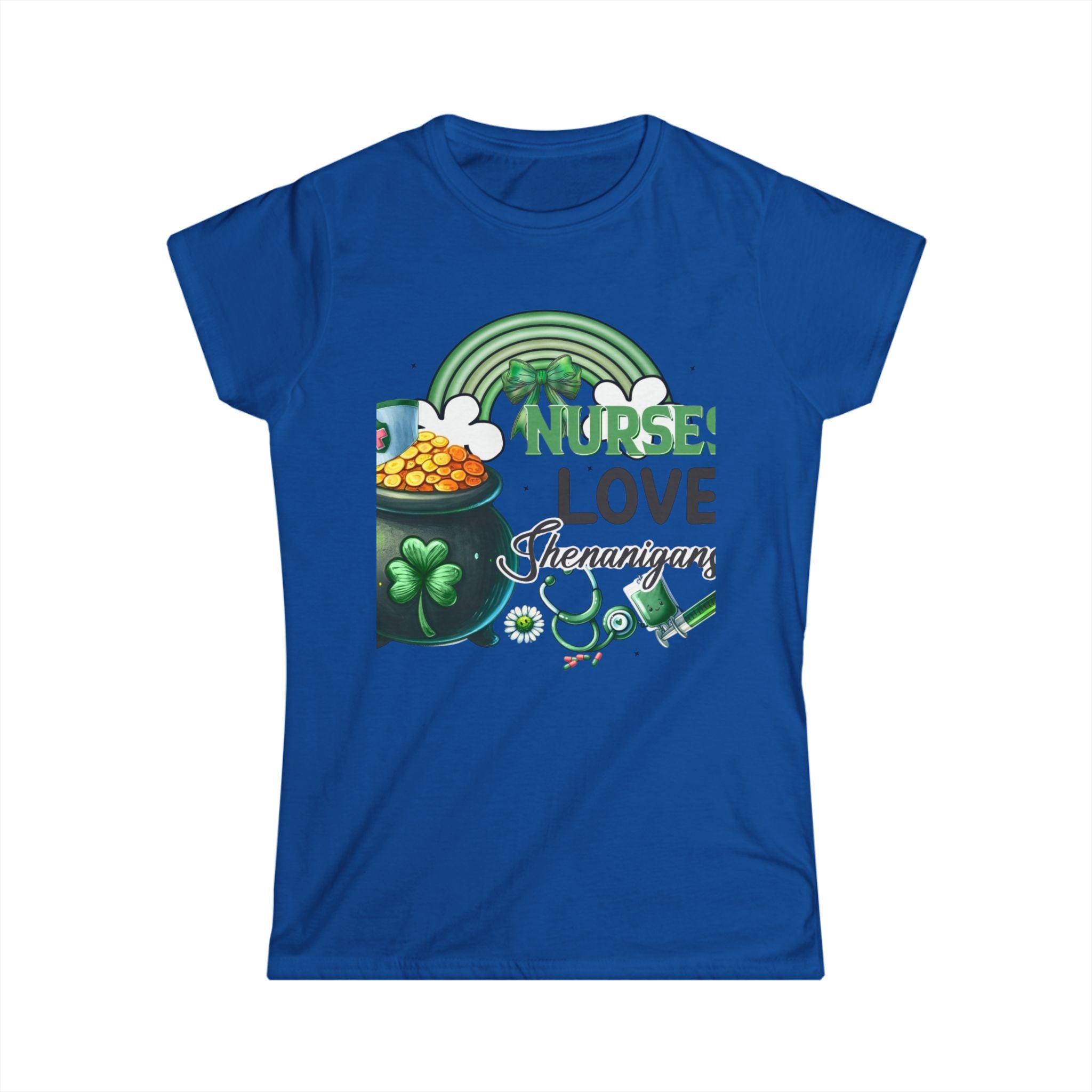 Nurse Shamrock Cotton Tee