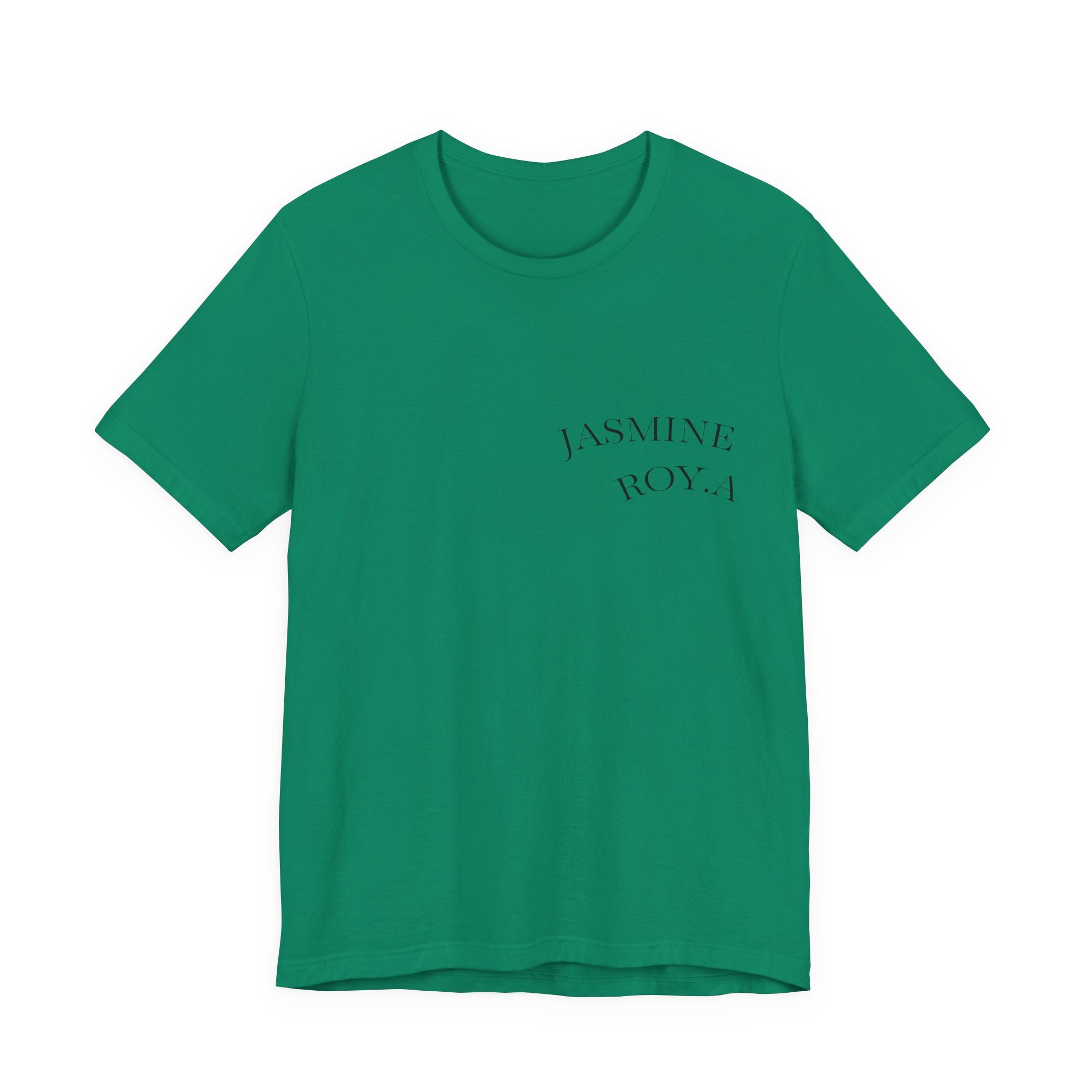 Soft cotton tee with small logo - forest green
