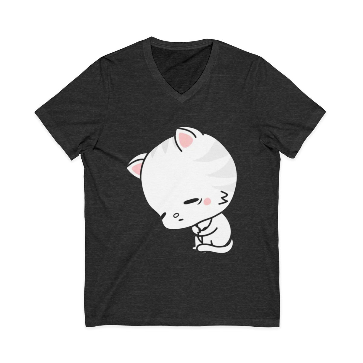 Unisex Jersey Short Sleeve V-Neck Tee