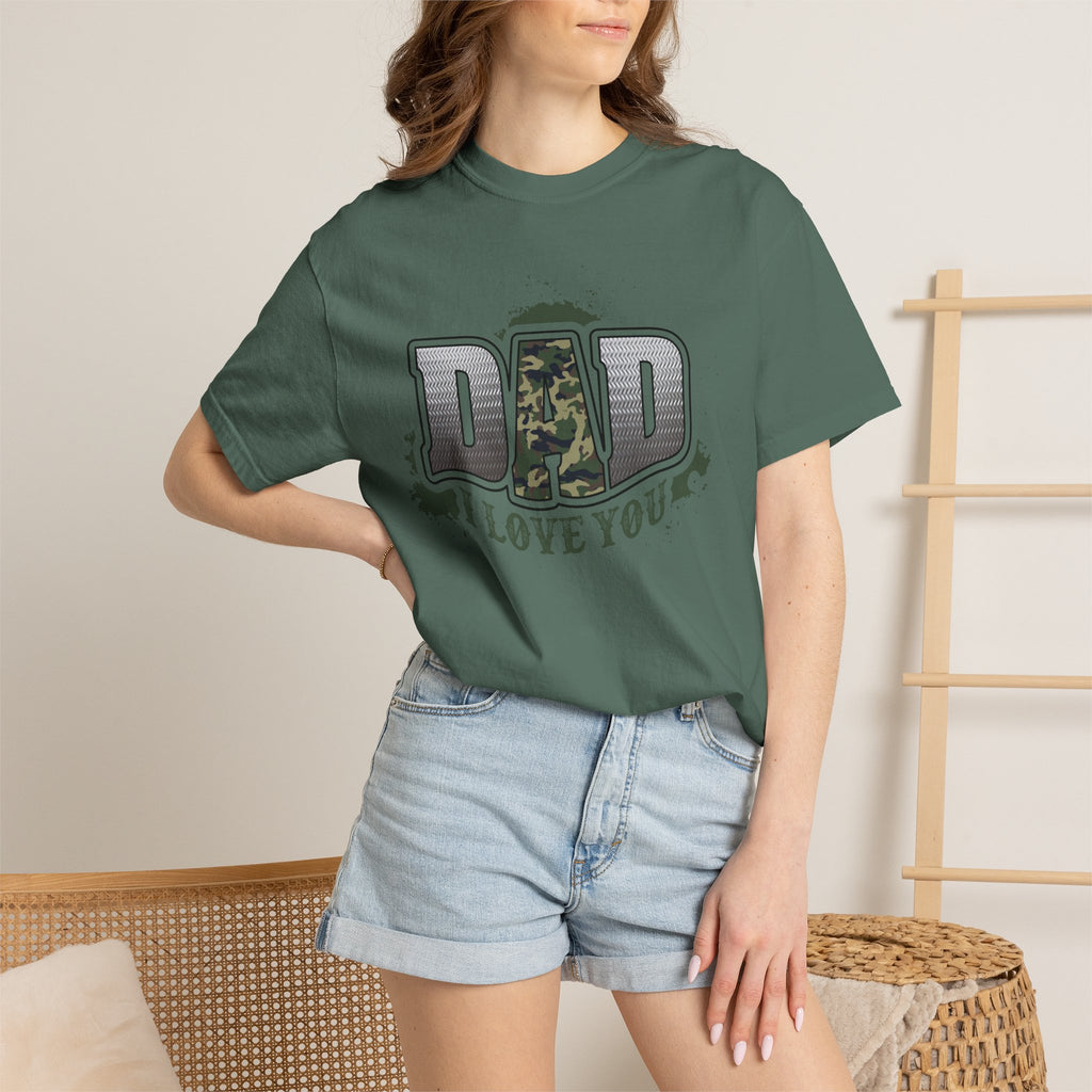 Dad I Love You Camo T-Shirt