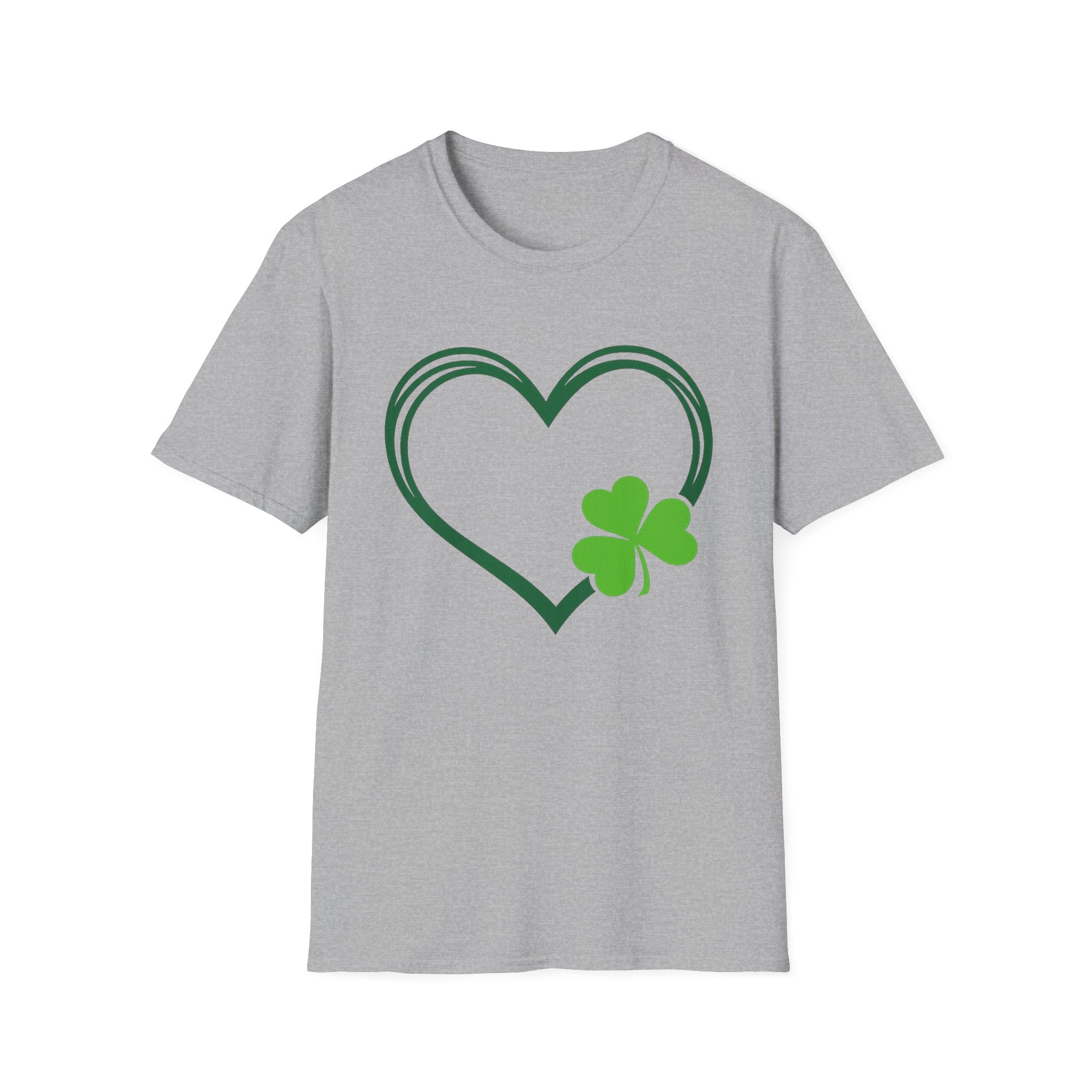 Soft Cotton Shamrock Heart Tee