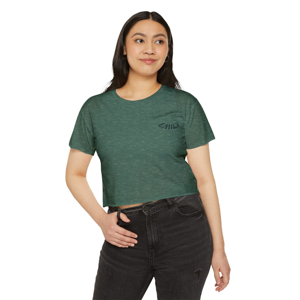 White Festival Crop Top