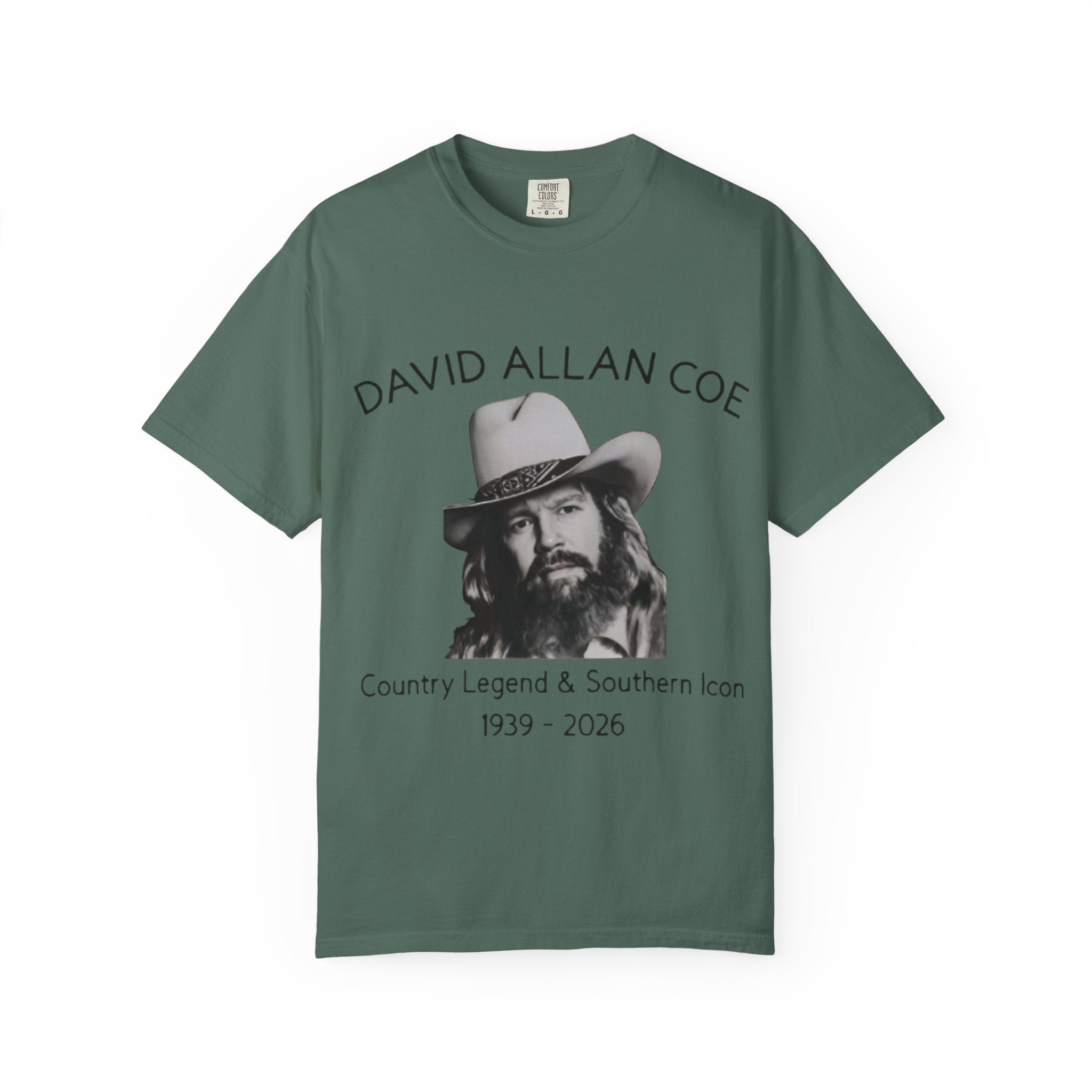 David Allan Coe Tribute T-Shirt – Vintage Cotton Memorial Tee