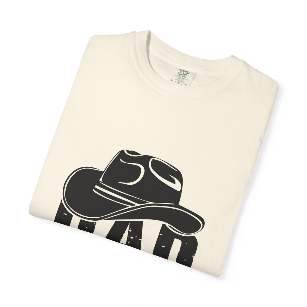 Dad of Girl T-Shirt — Cowboy Hat Father of Daughter Tee